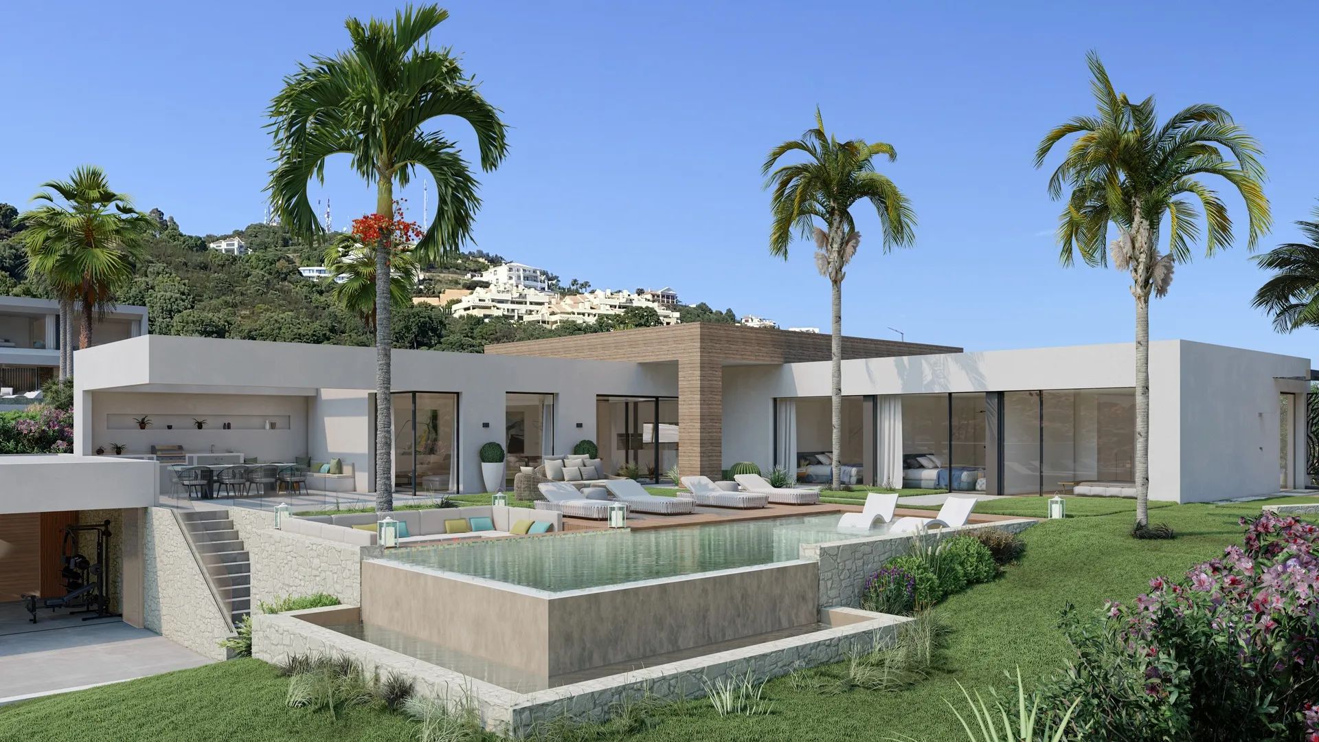 Exclusieve designvilla met adembenemend uitzicht in Marbella foto {{pictureIndex}}