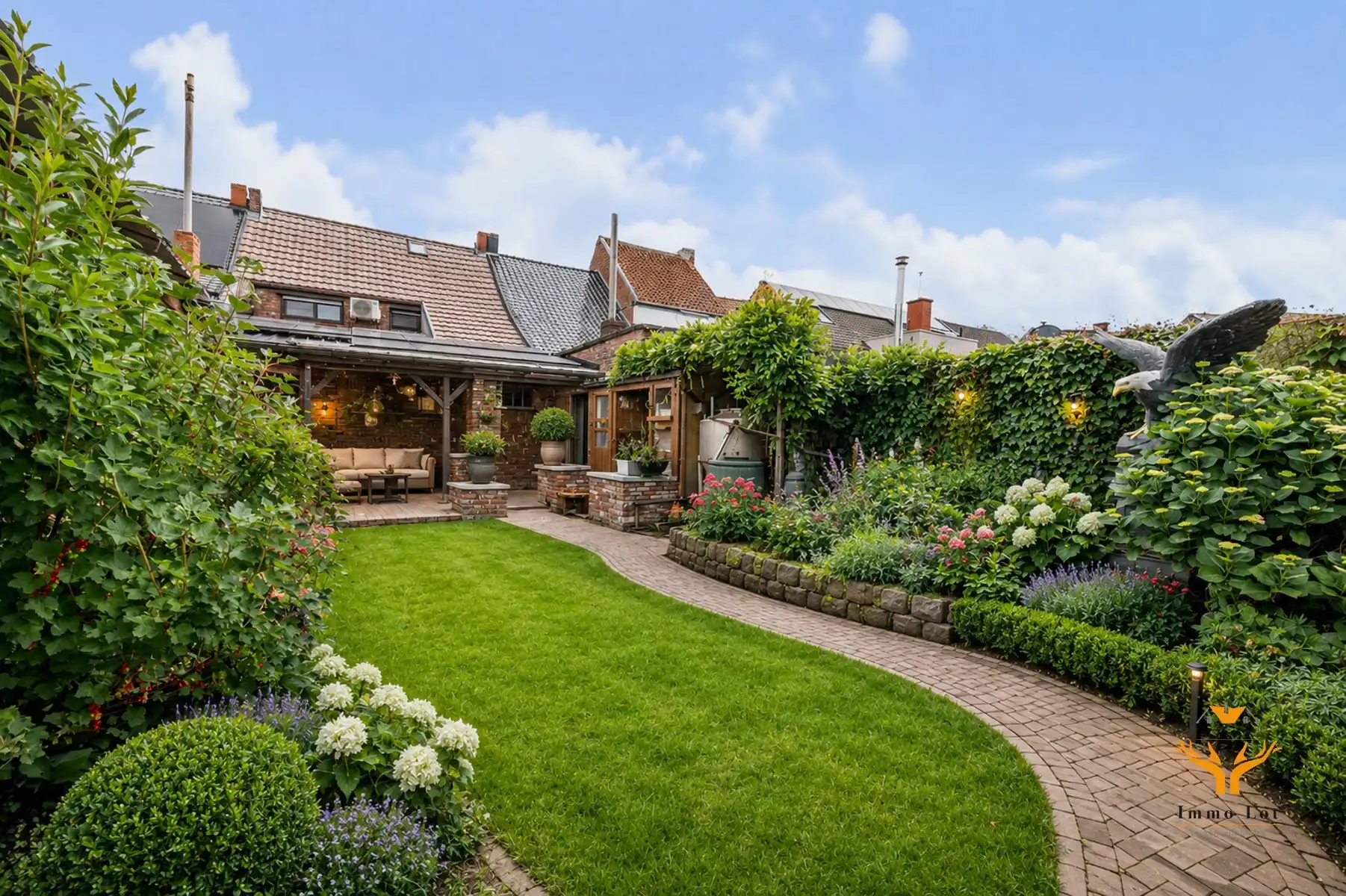 Charmante woning met garage en tuin in centrum Lokeren foto 15