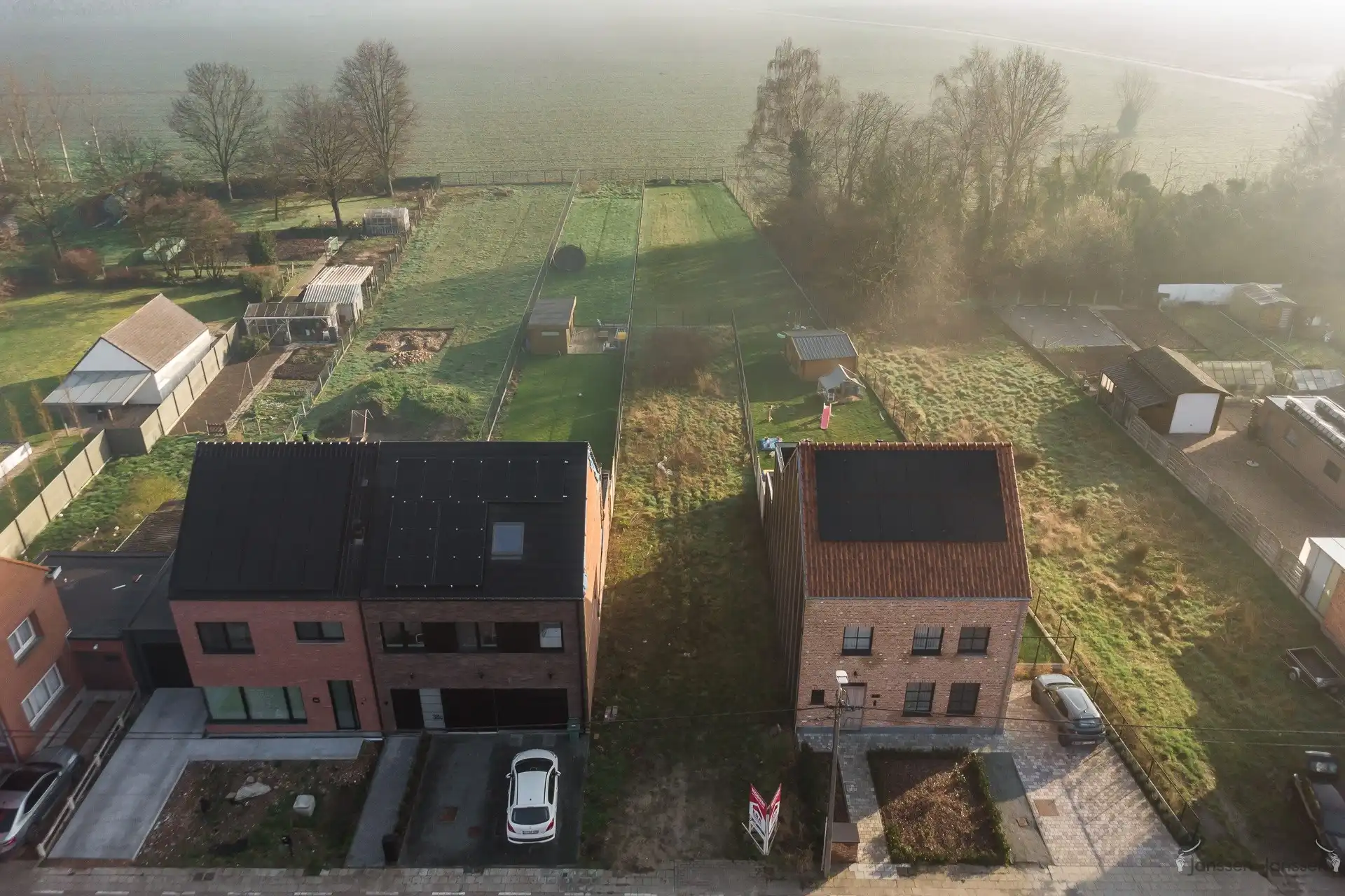 Bouwgrond gesloten bebouwing rustige ligging met prachtig groen uitzicht foto 4