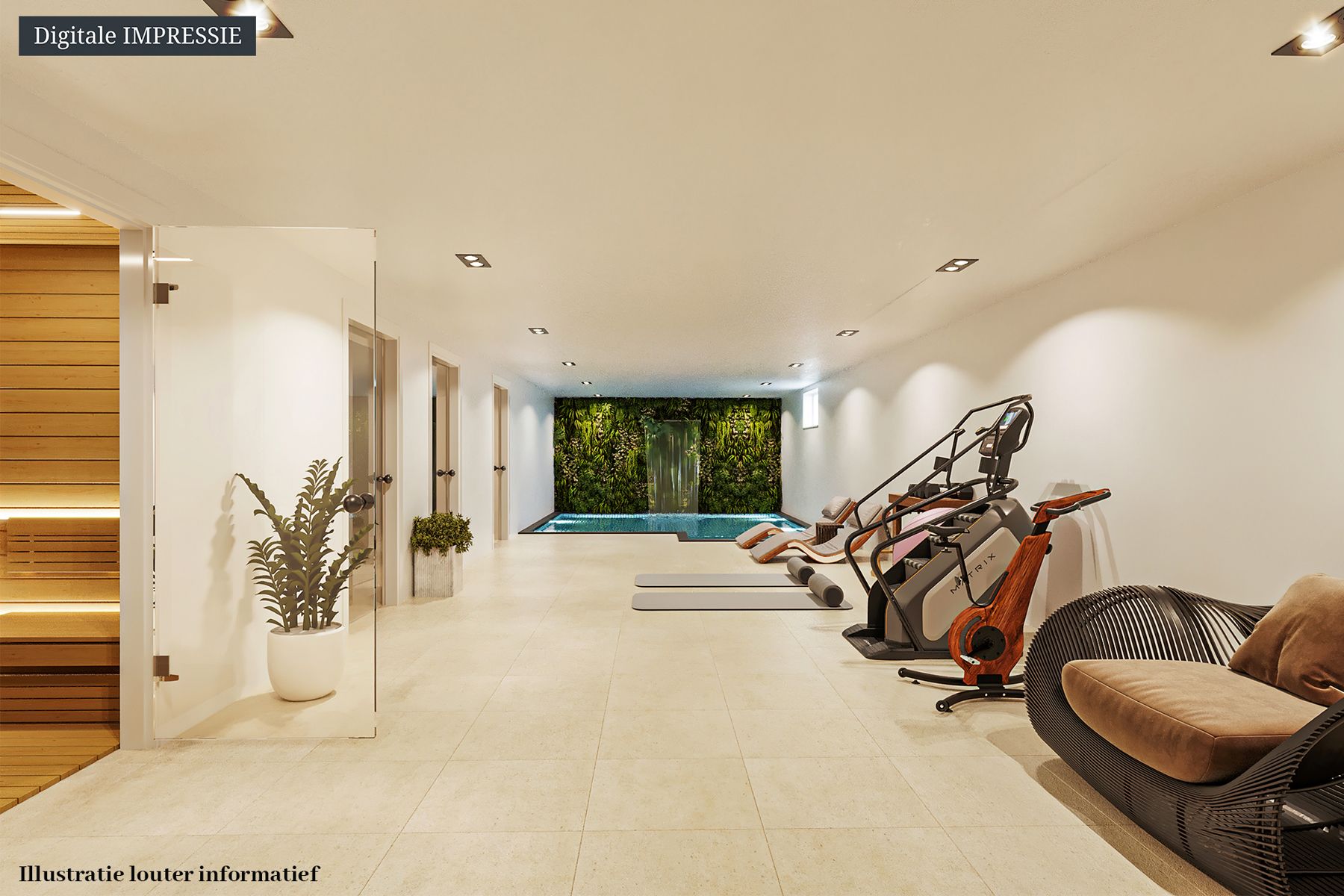 Af te werken luxewoning met indoor sauna foto 23