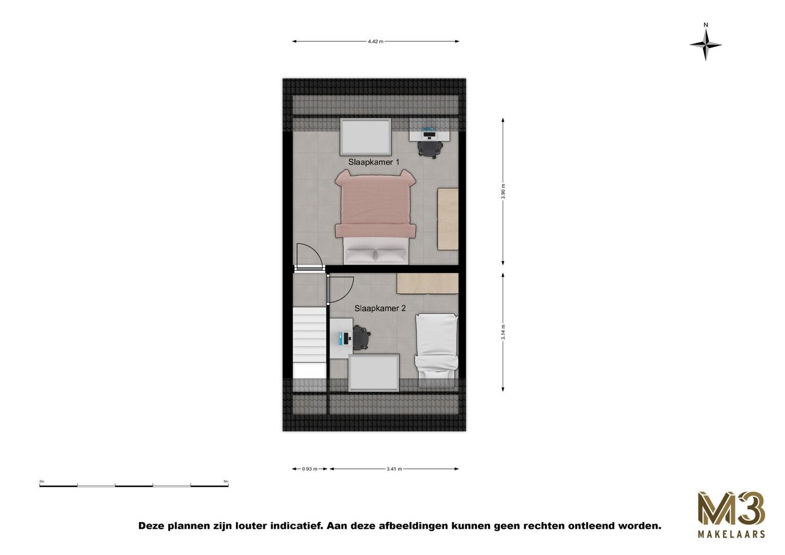 Energiezuinige twee slaapkamer duplex. foto 13