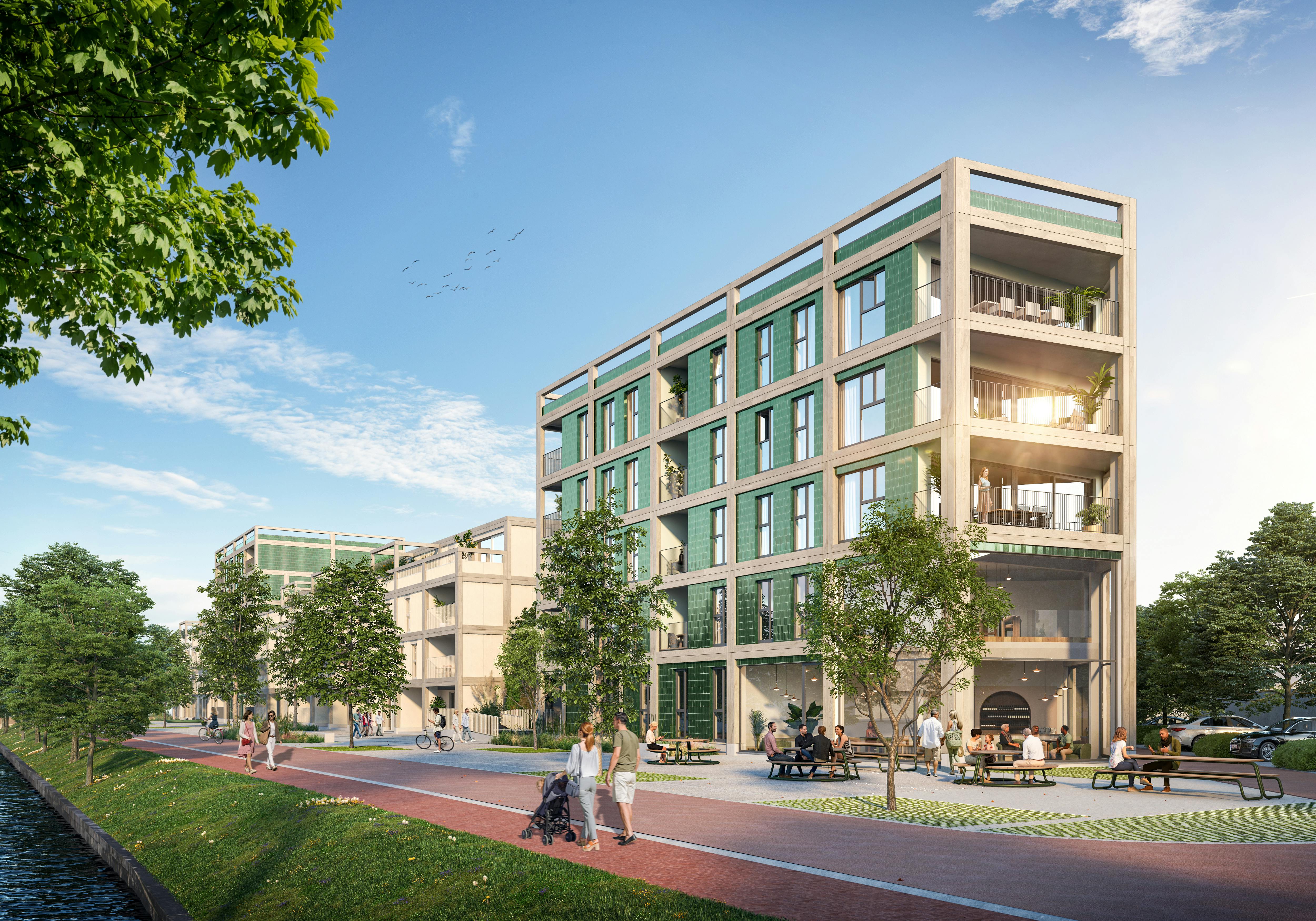 Nieuwbouw 2 slaapkamer appartement met terras te Brugge foto 2