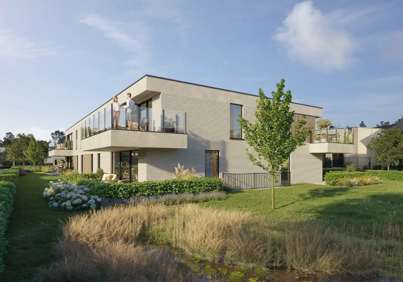 Mooi hoekappartement met 2 slaapkamers en terras foto {{pictureIndex}}