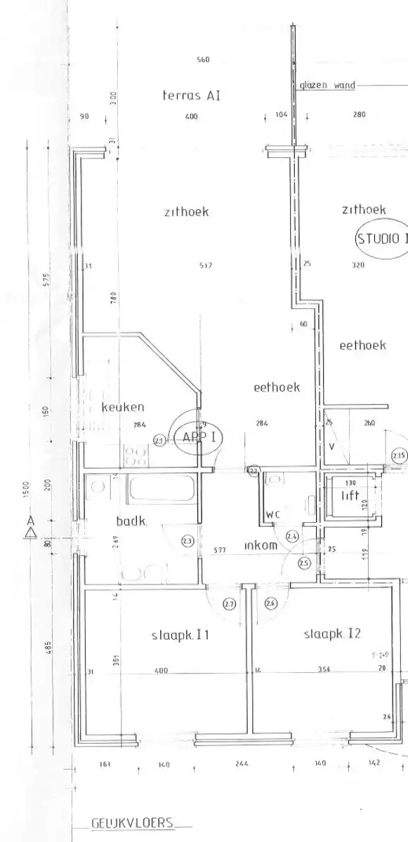 Glvrs 2-slaapkamer app LINKS foto 2