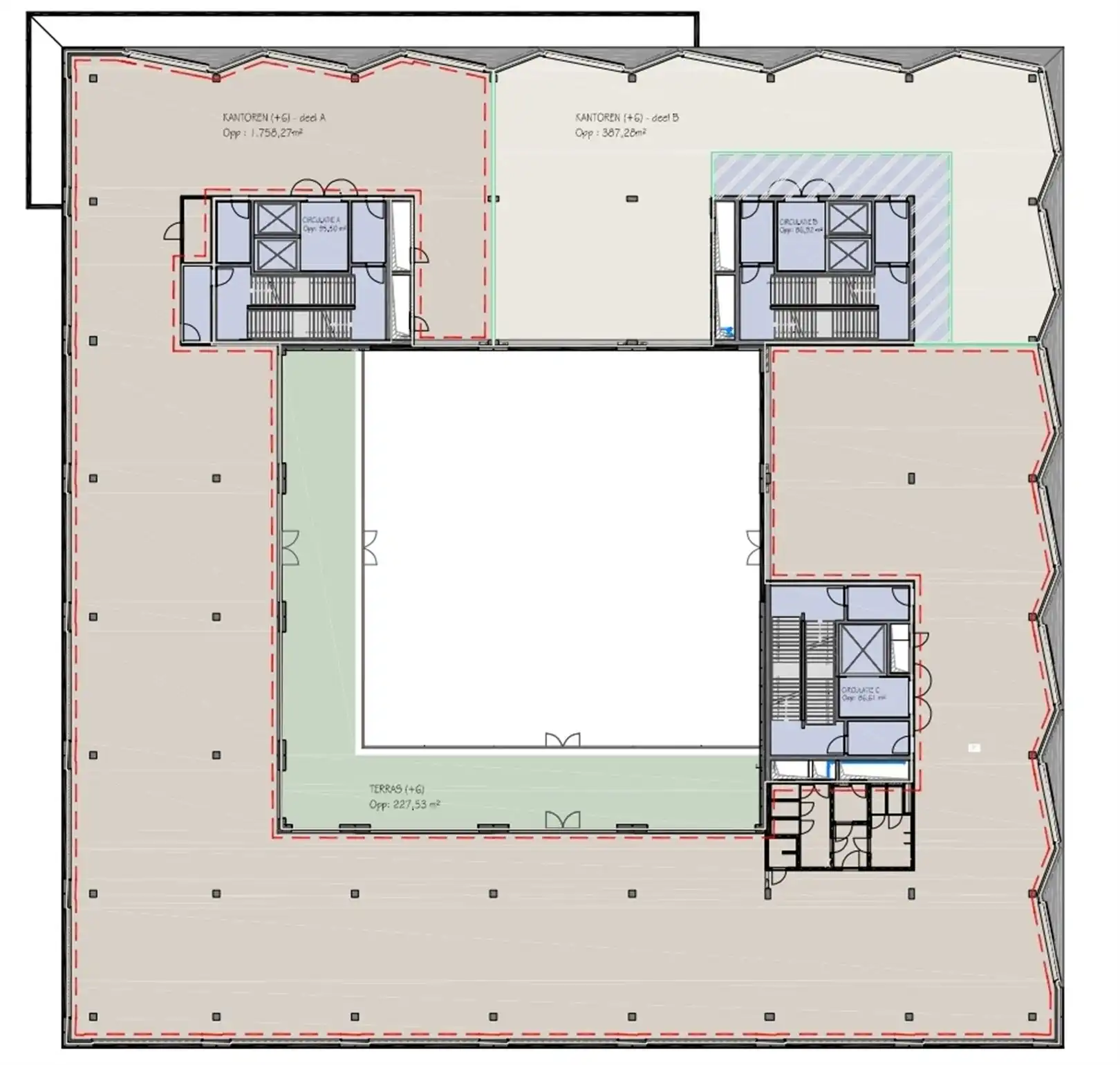 Kantoren in nieuwbouwproject Ouverture lansgheen Kortrijksesteenweg foto 16