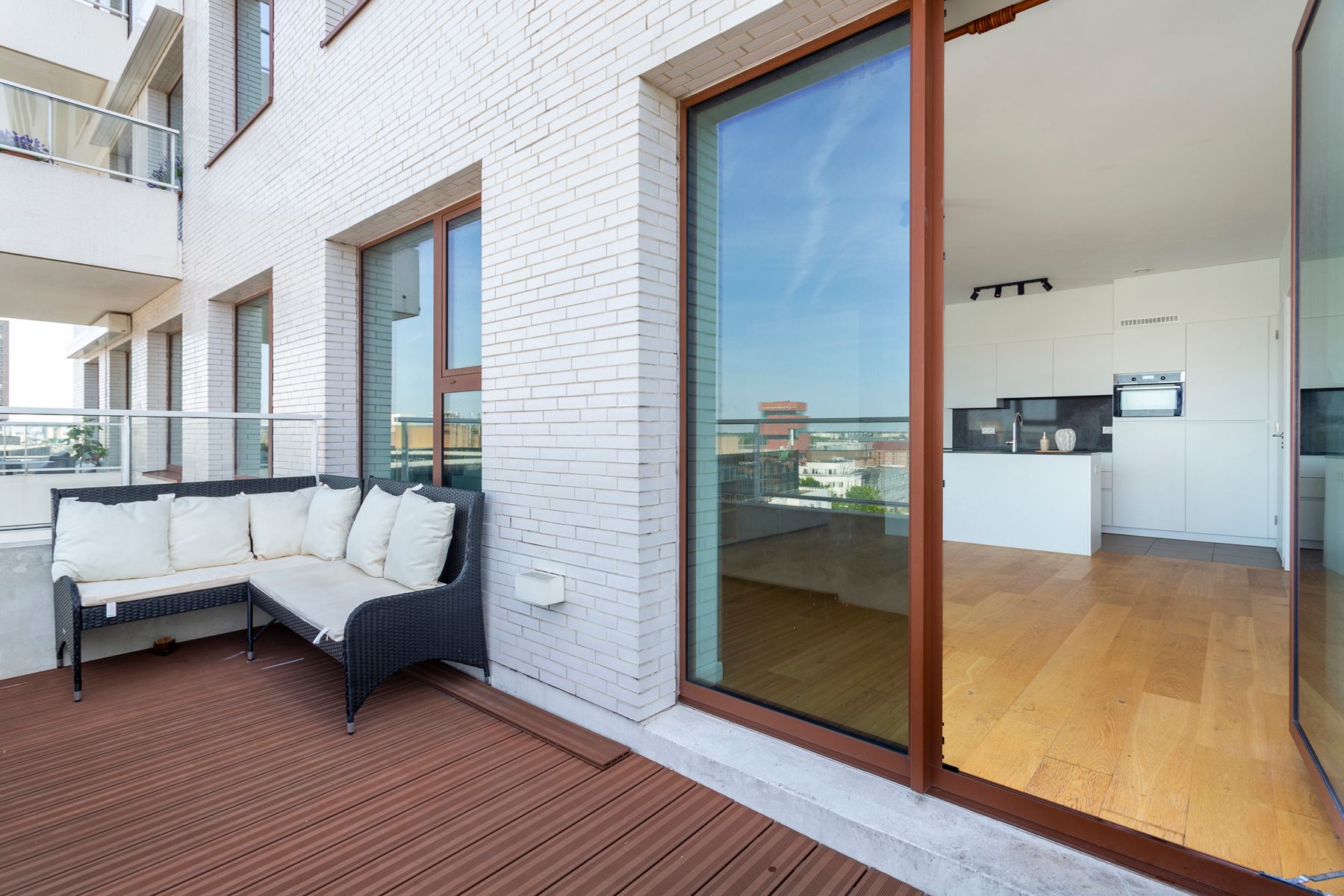 2 slpkappartement met terras & prachtig zicht over Antwerpen foto 4