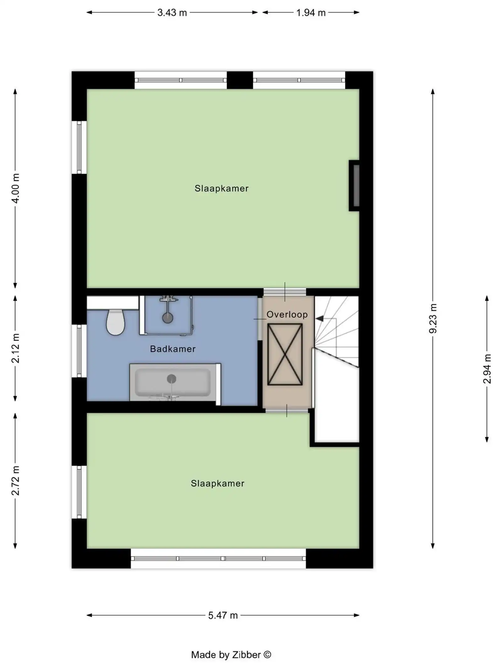 3 gevel Woning met prachtig uitzicht foto 16