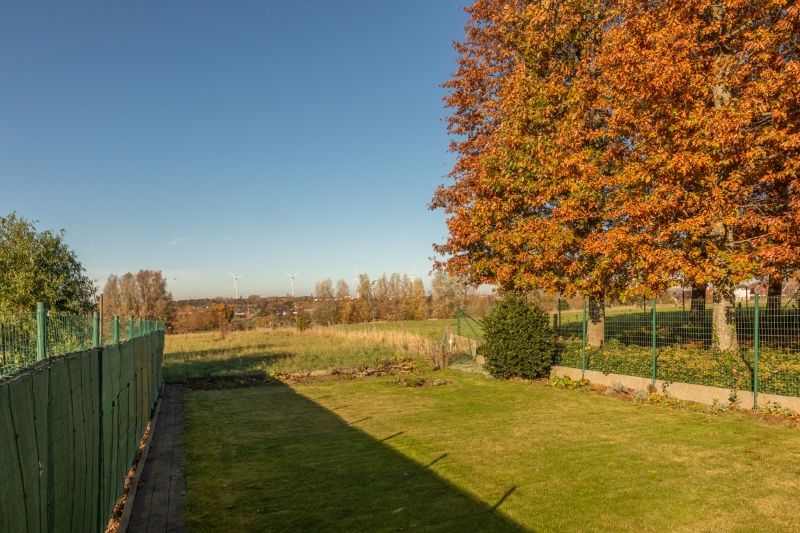 Te moderniseren halfopen bebouwing met 3 slaapkamers (5 mogelijk), garage en tuin met open zicht op weiland. foto 13