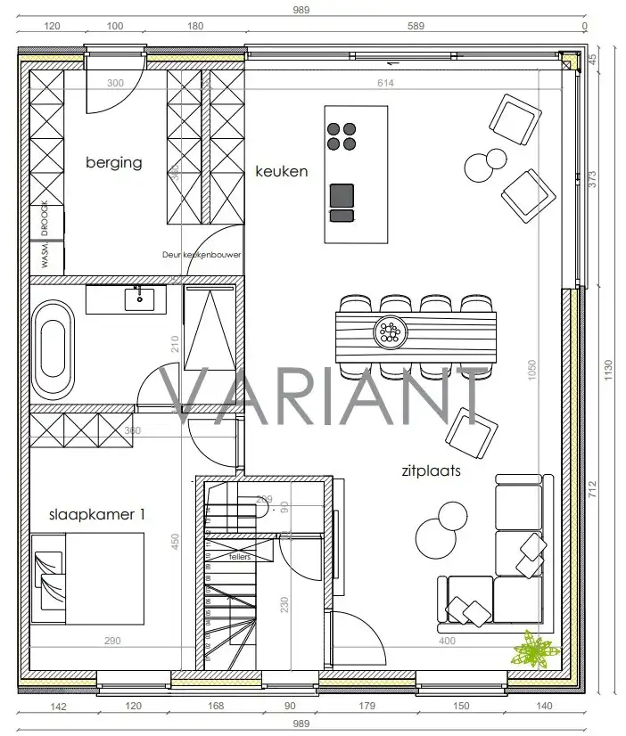 HALFOPEN NIEUWBOUWWONING MET 4 OF 5 SLPKS EN LANDELIJK ZICHT OP 510M² foto 5