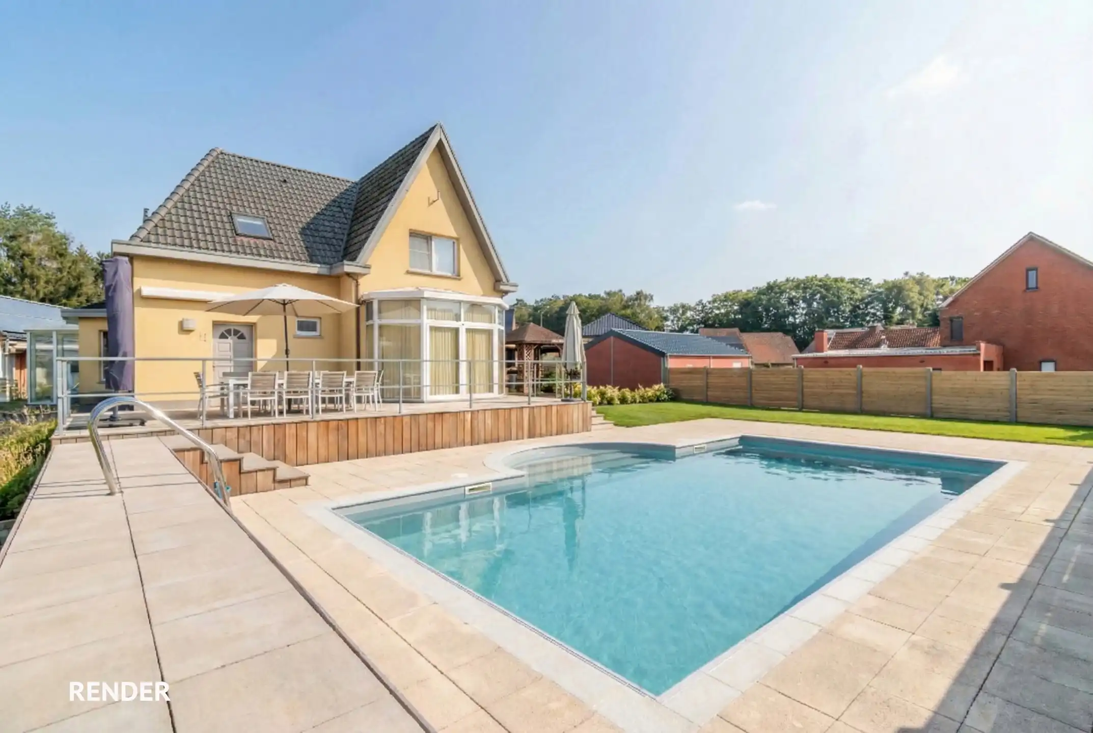 Veelzijdige woning met royale ruimtes en zwembad foto {{pictureIndex}}