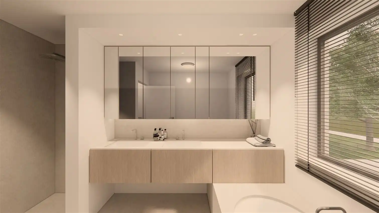 Kwalitatief afgewerkte nieuwbouwwoning met 3 slk. foto 16