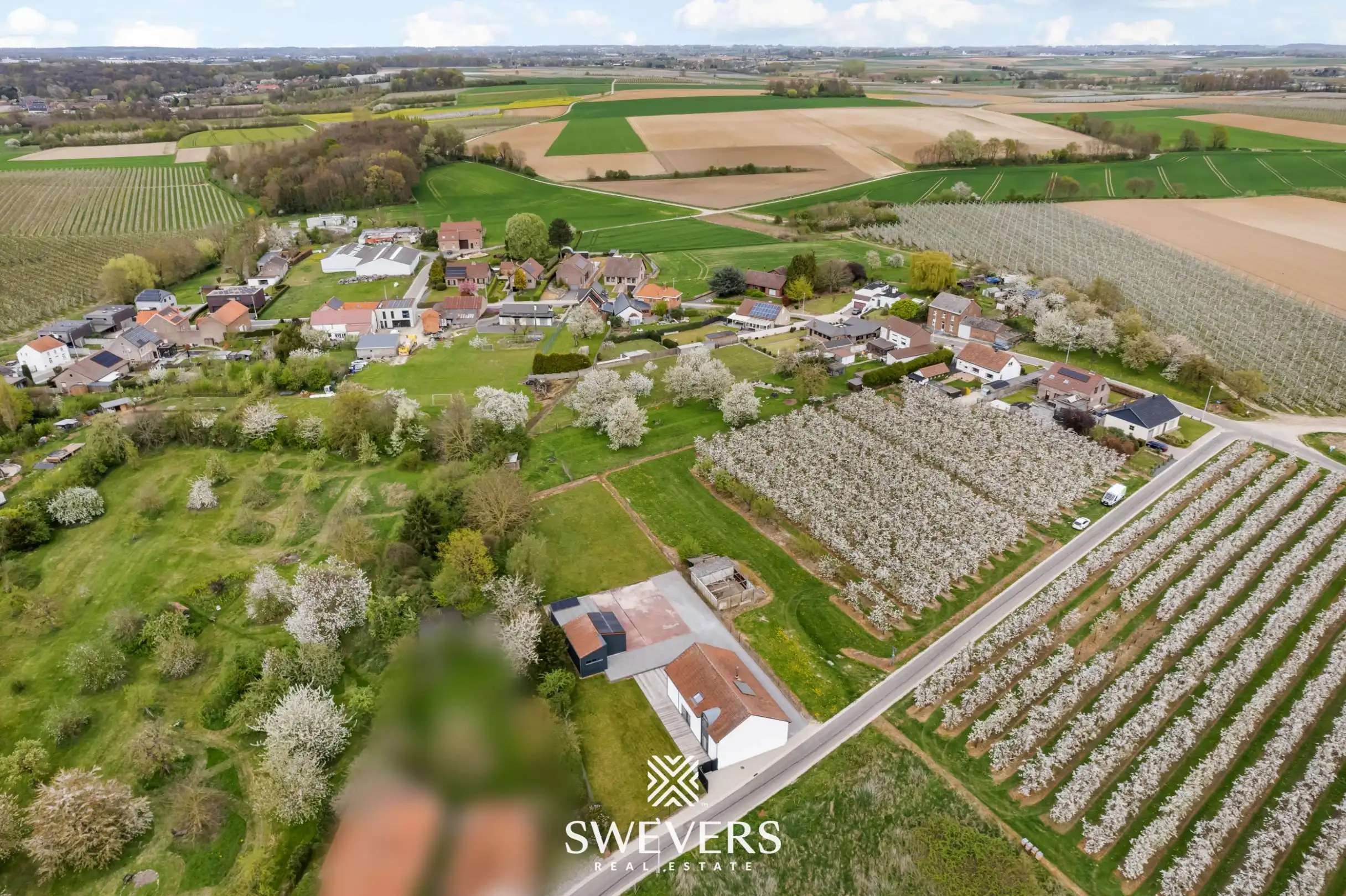 Instapklare open bebouwing met ruime tuin en prachtig uitzicht tussen de boomgaarden in Gingelom foto 5