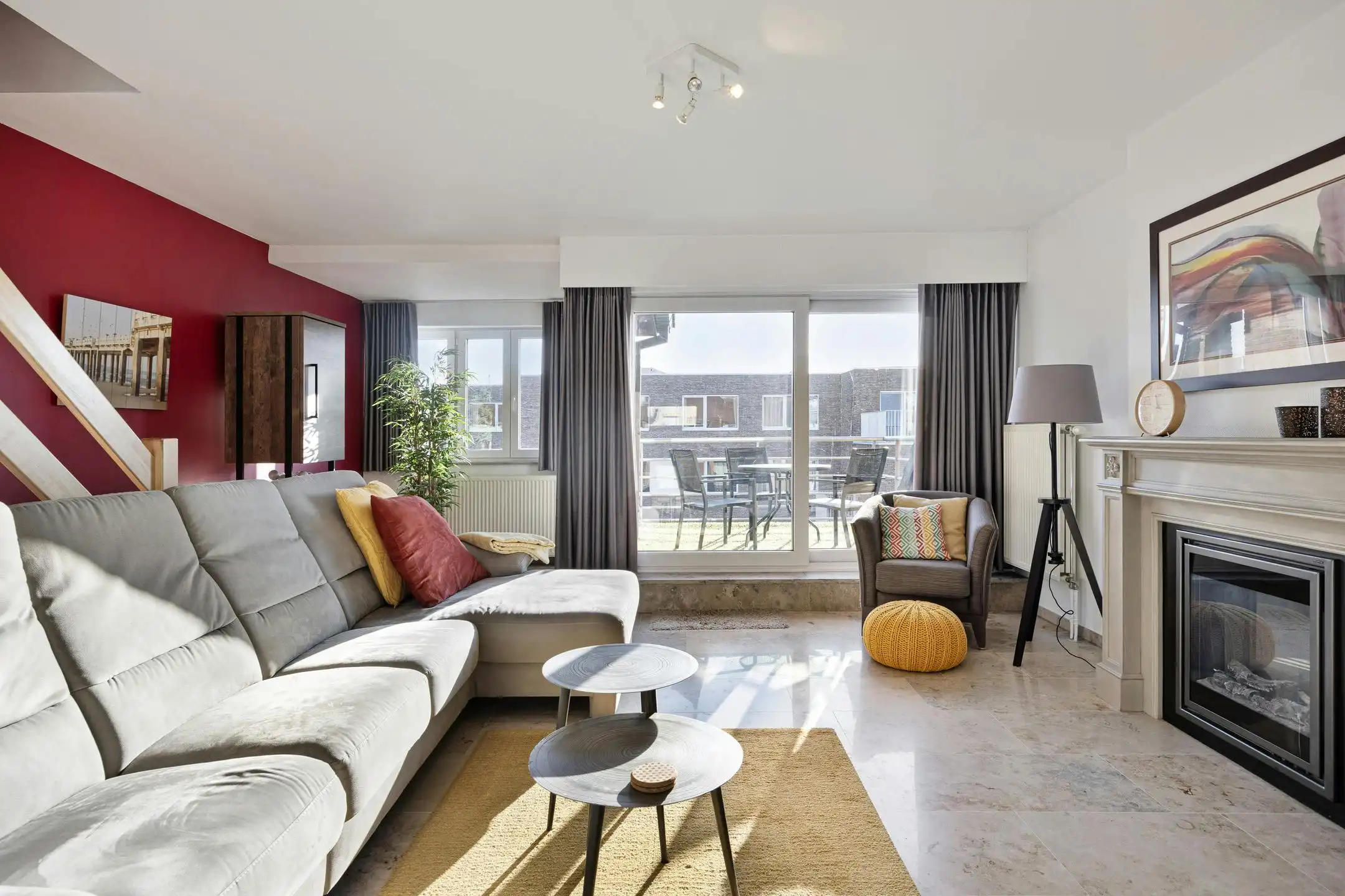 Lichtrijk duplex appartement te koop in Blankenberge foto 2