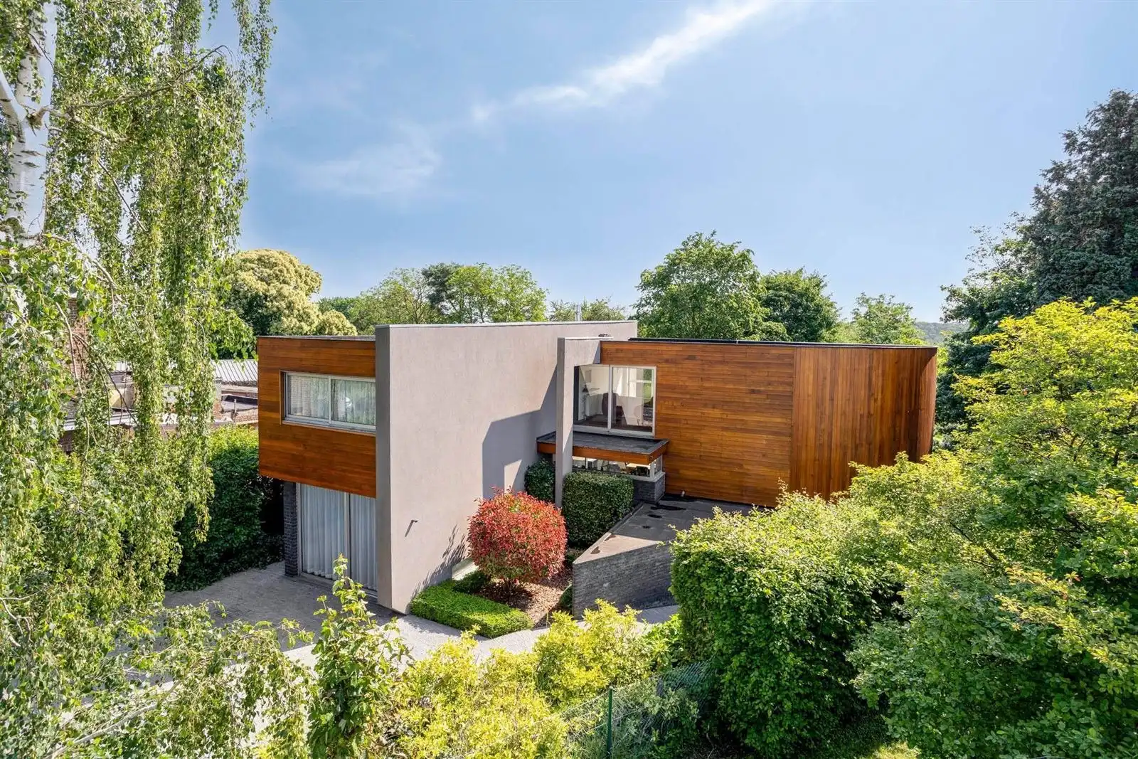 Architecturale woning met open zicht, privacy en uitzonderlijke lichtinval nabij het Hallerbos foto 2