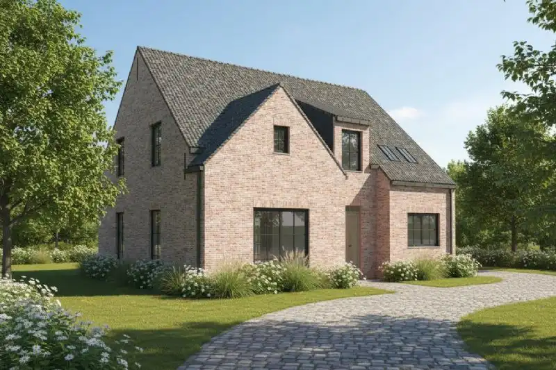 Nieuw te bouwen alleenstaande woning te Deerlijk. foto 2