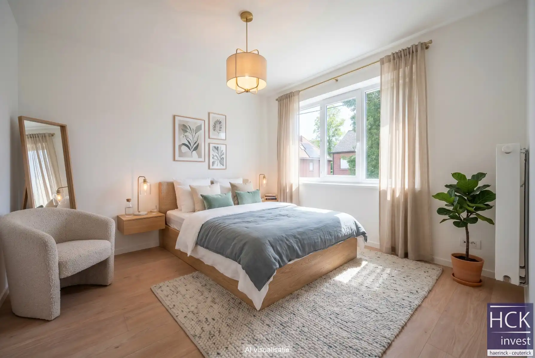 ANZEGEM - Instapklare woning met uitweg (!) 3 SLPK., tuin én garage foto 19