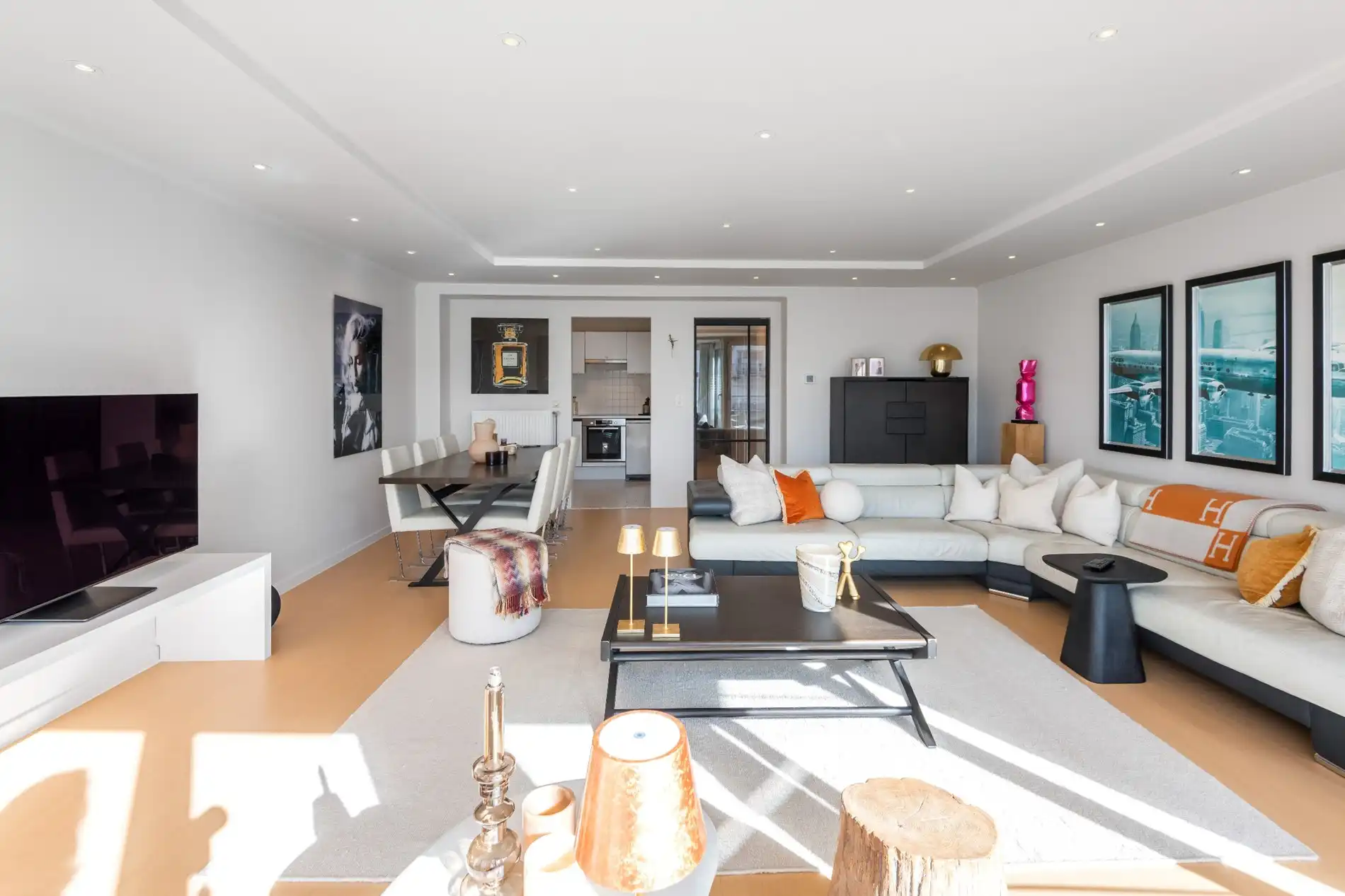 Zuidgericht appartement op de Kustlaan in het Zoute met UNIEK OPEN ZICHT ! foto 8