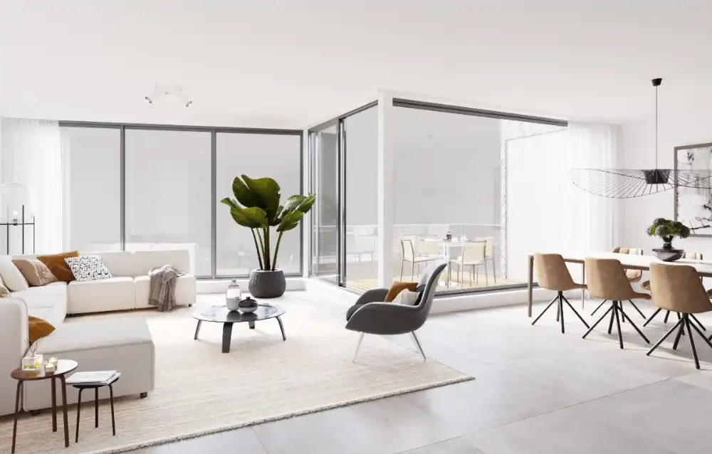 Nieuwbouwappartement met 2 slaapkamers en ruim terras foto {{pictureIndex}}