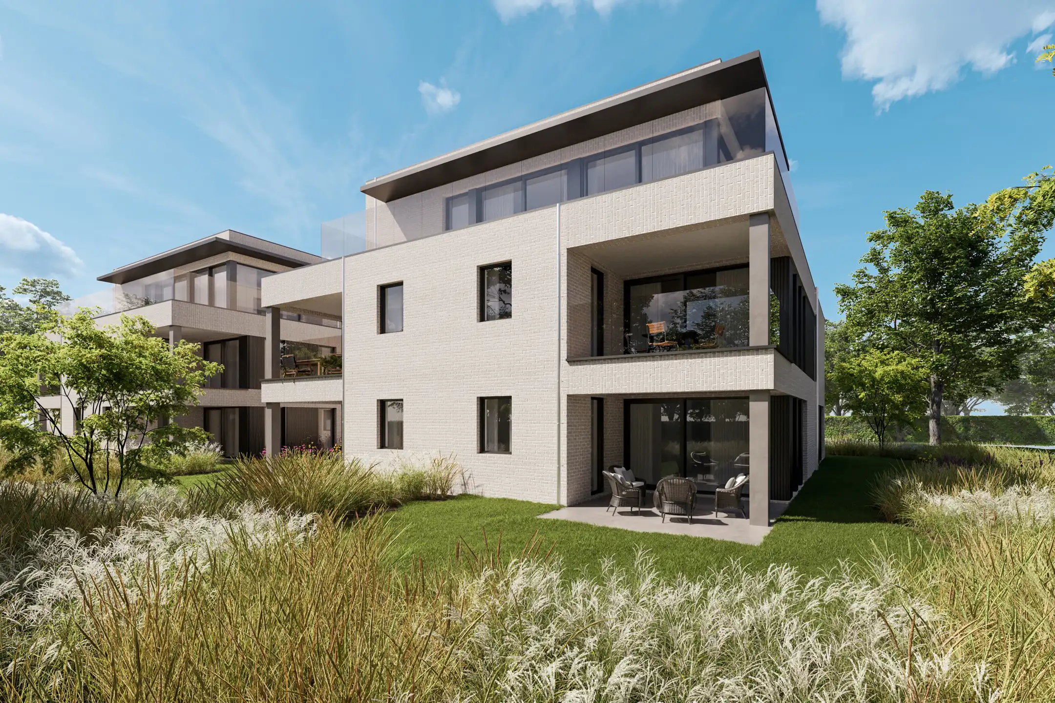 Knap app  van 111 m² op 1e verd. met  overdekt terras van 12 m². foto 9