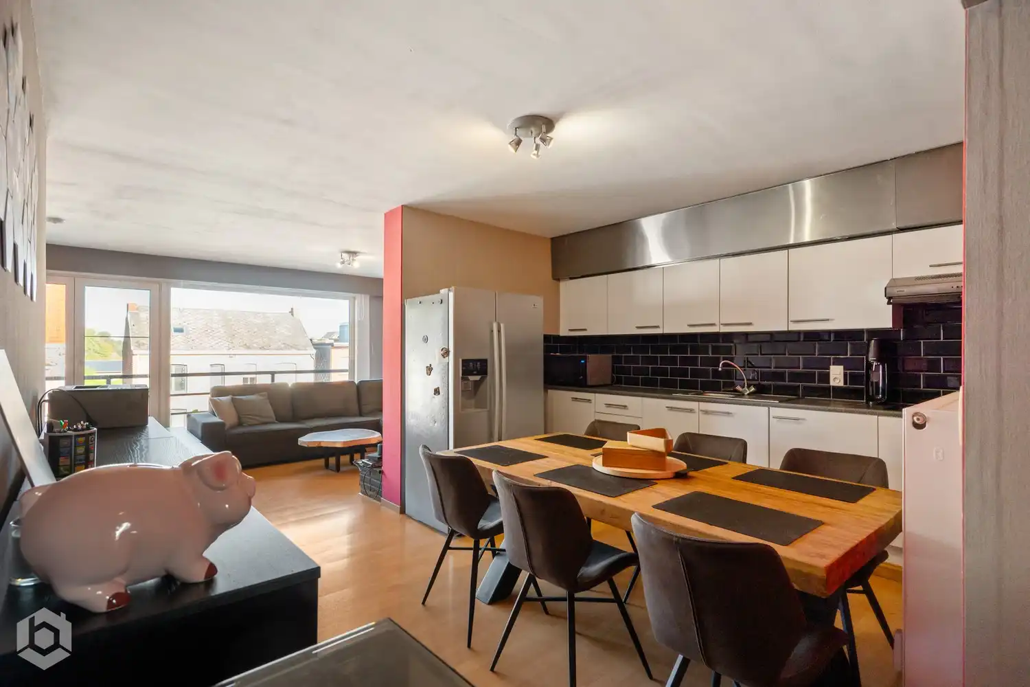 Energie-zuinig 2-slaapkamer appartement met garage te Putte foto 3