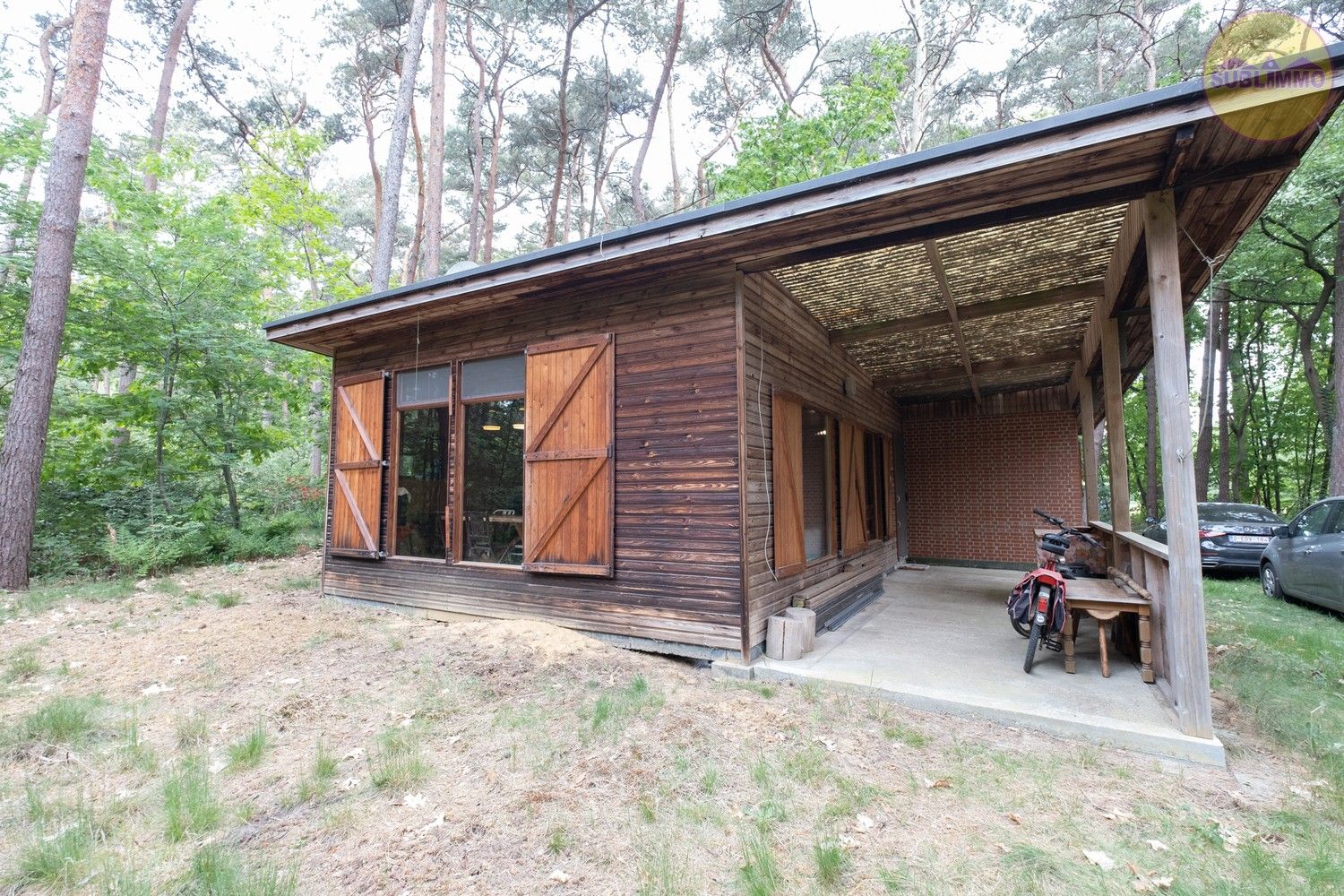 Chalet op groene locatie te Meerhout op een perceel recreatiegebied van 44a19ca foto 3