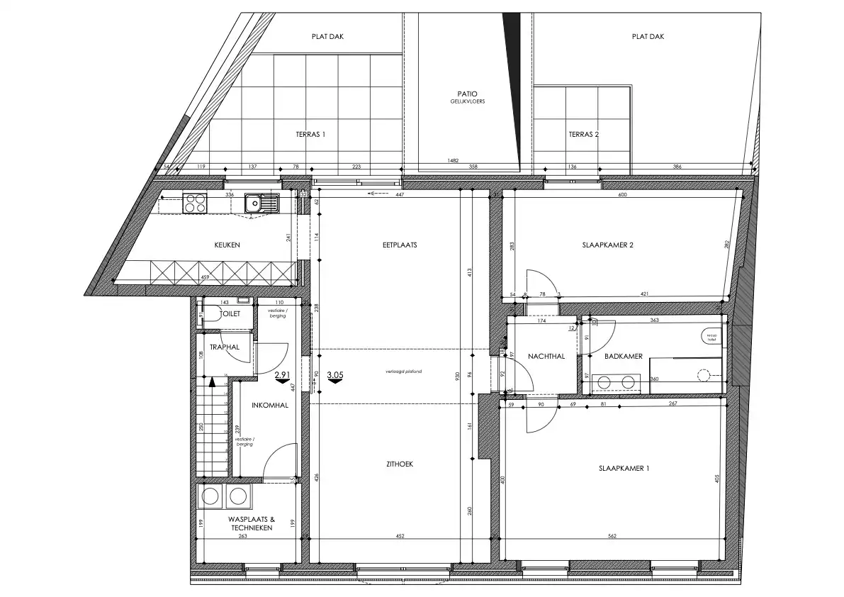 Zéér ruim appartement met 2 slaapkamers en groot terras. foto 15