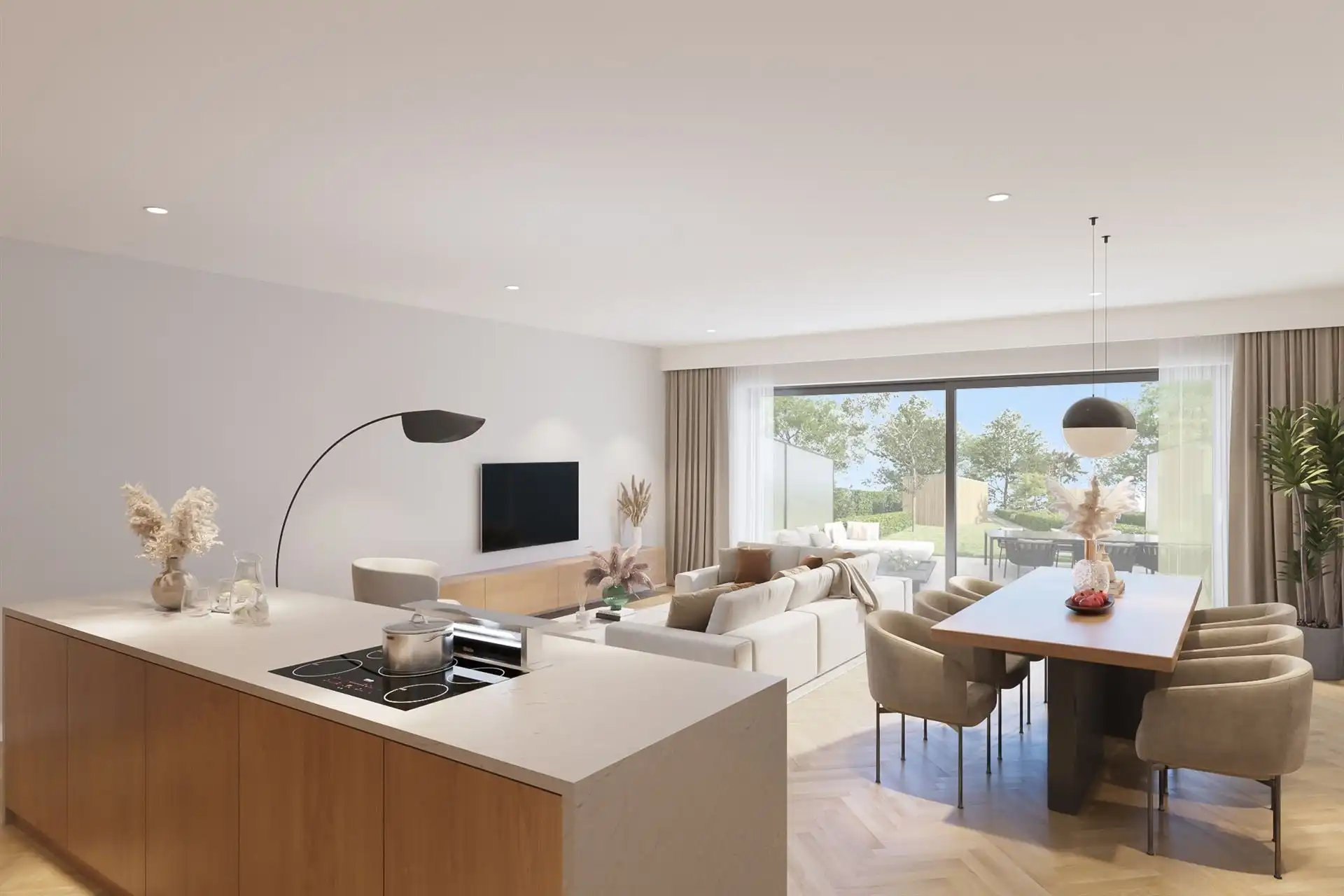 Gelijkvloers nieuwbouwappartement met tuin foto 8