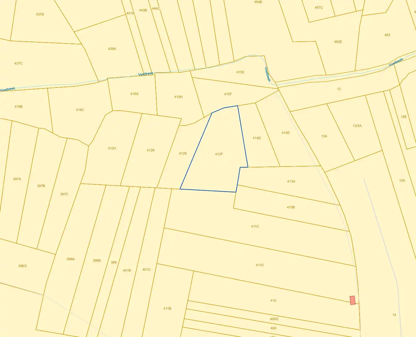 Landbouwgrond te Roosdaal met een oppervlakte van 2.470 m² foto 2