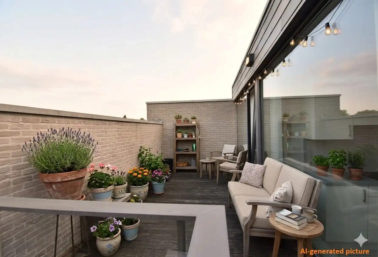 Lichtrijk ruim 2-slpk appartement in Rumbeke foto 11