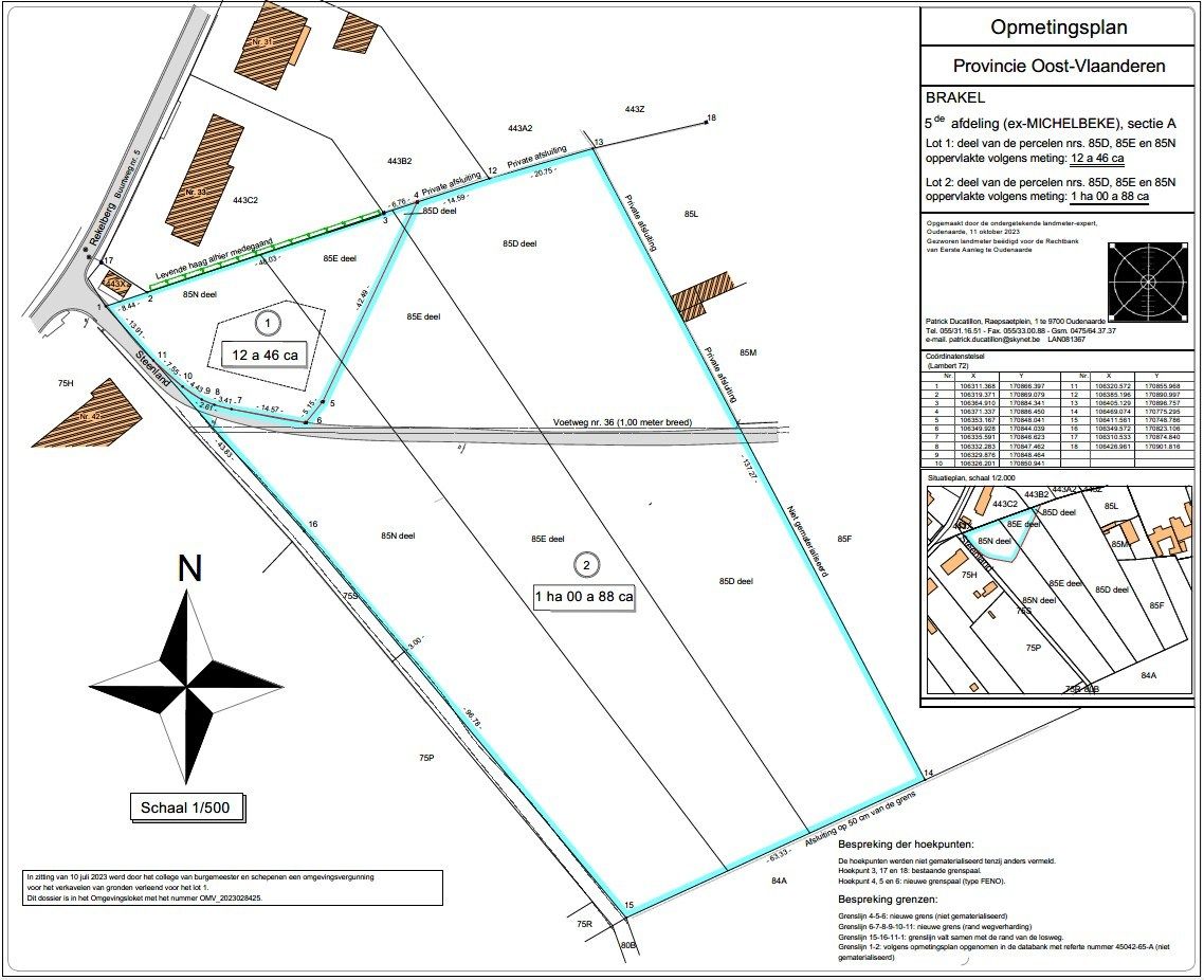 Exceptioneel gelegen bouw- en landbouwgrond te Michelbeke. foto 7