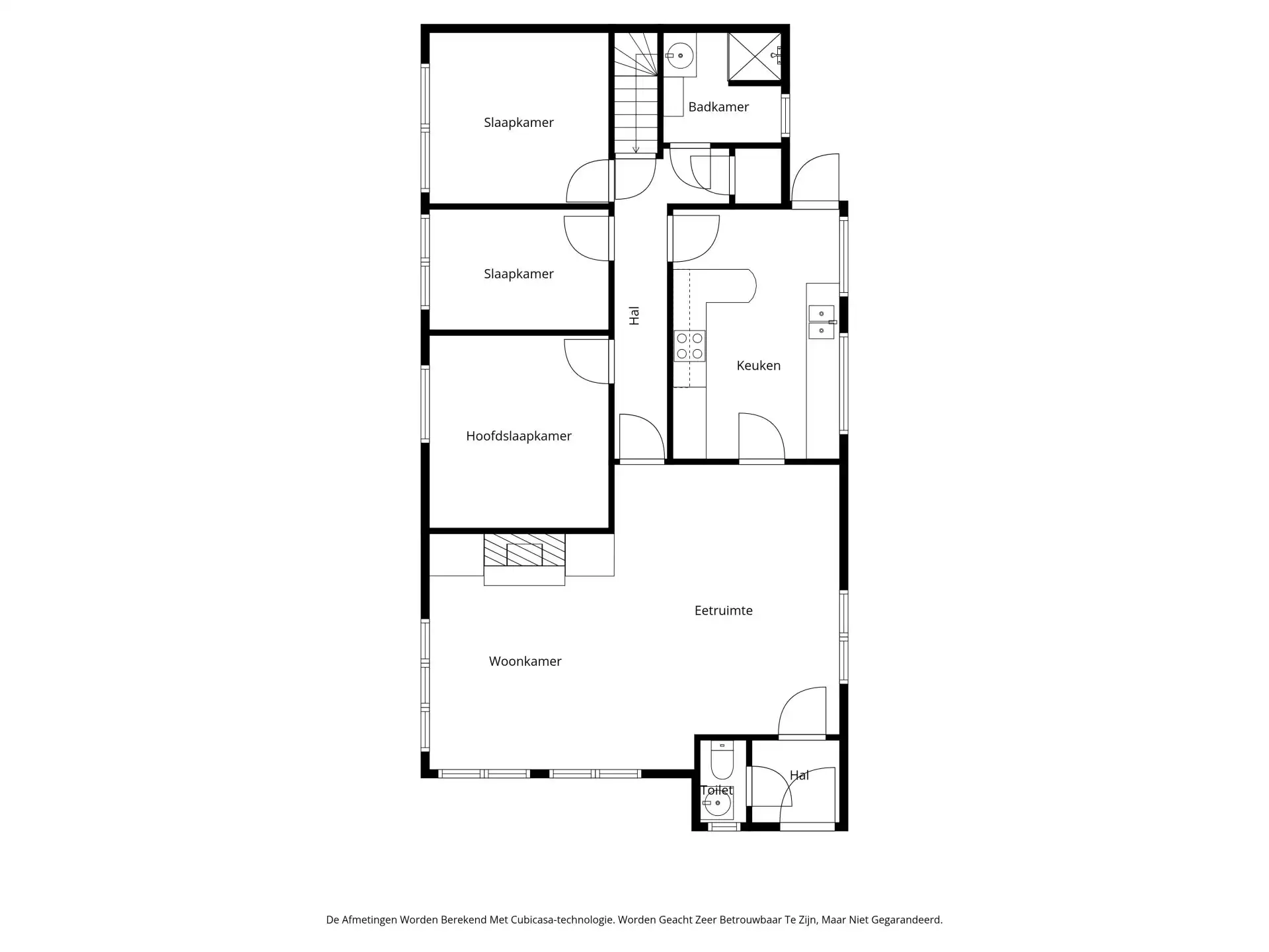 Charmante woning met drie slaapkamers, tuin en garage foto 16