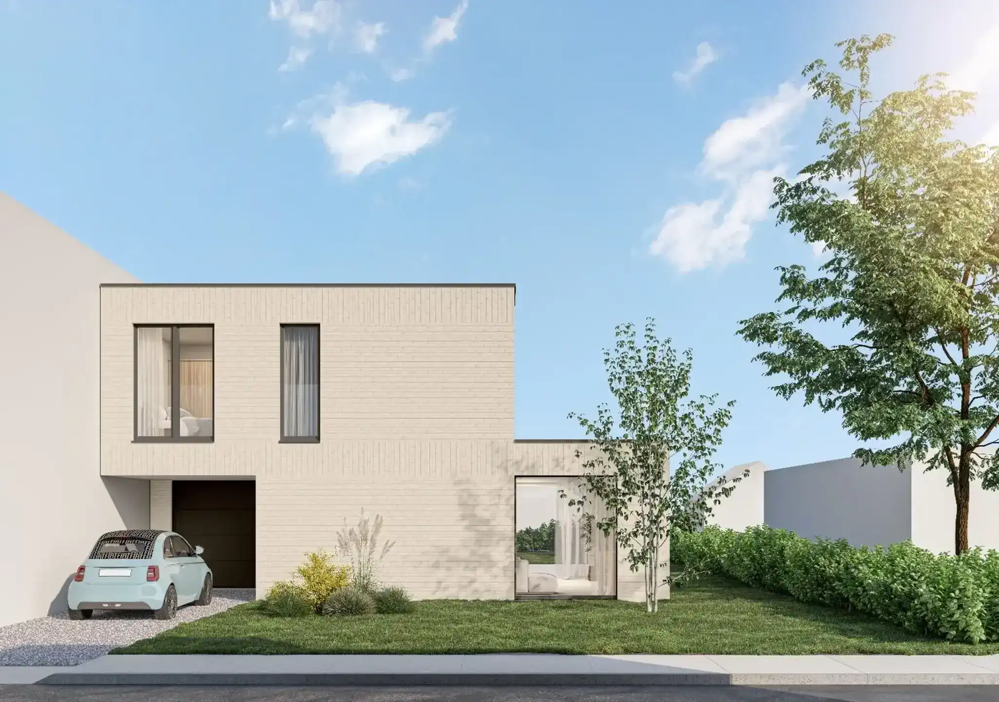 Bouwgrond voor HOB op goeie locatie in Bavikhove. foto {{pictureIndex}}