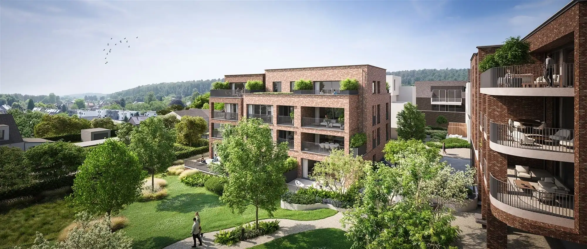 Riant 2 slk appartement 110m² met overdekt terras foto 16