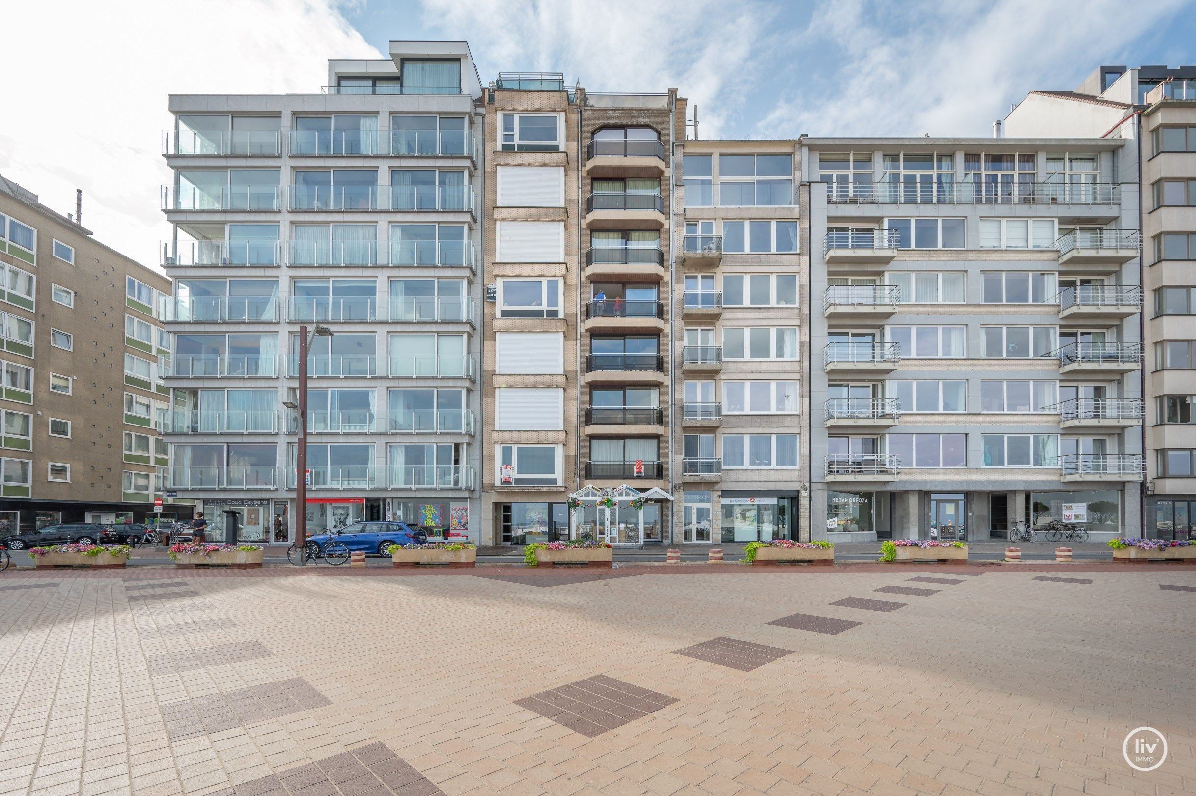 Lichtrijk 2 slaapkamer appartement met FRONTAAL ZEEZICHT.  foto 13