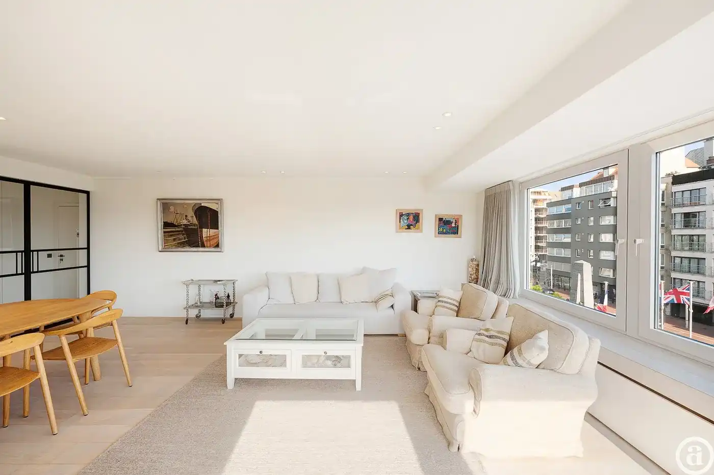 Stijlvol hoekappartement met open uitzicht nabij het Zoute. foto 10
