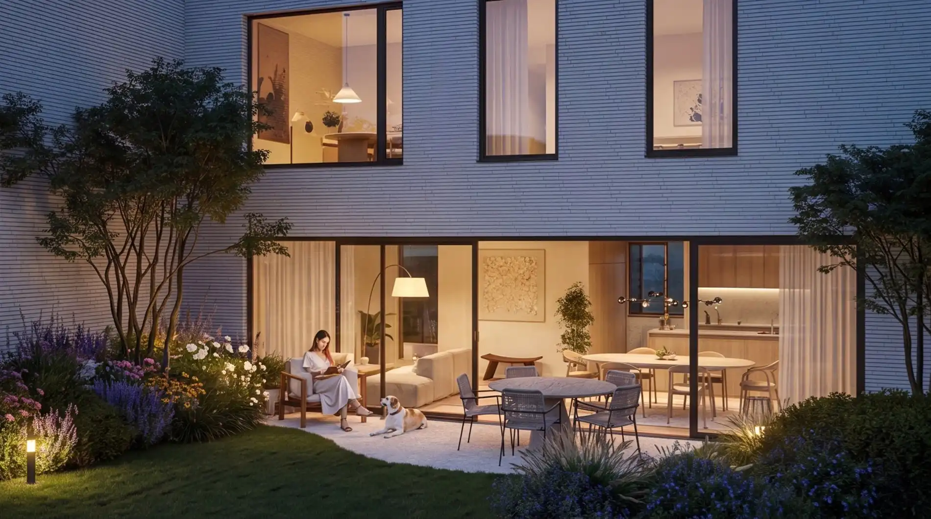 Ruime nieuwbouw hoekwoning met garage en tuin te Heist foto 9