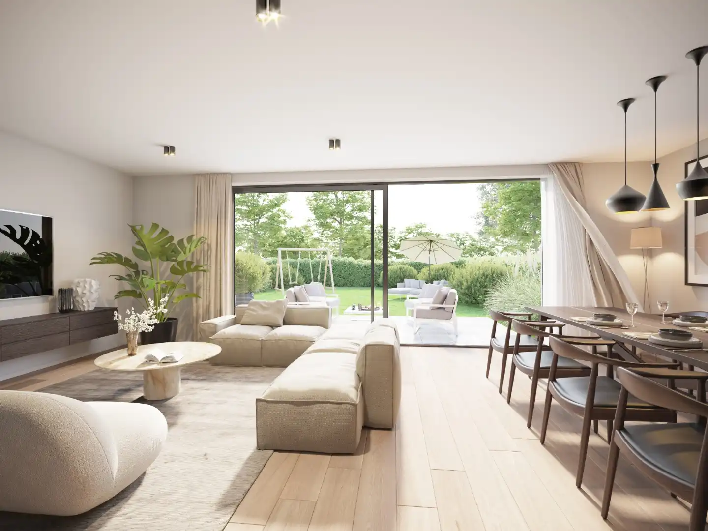 Een slaapkamer met dressing 65 m², terras 9 m², 2de verdieping foto 5