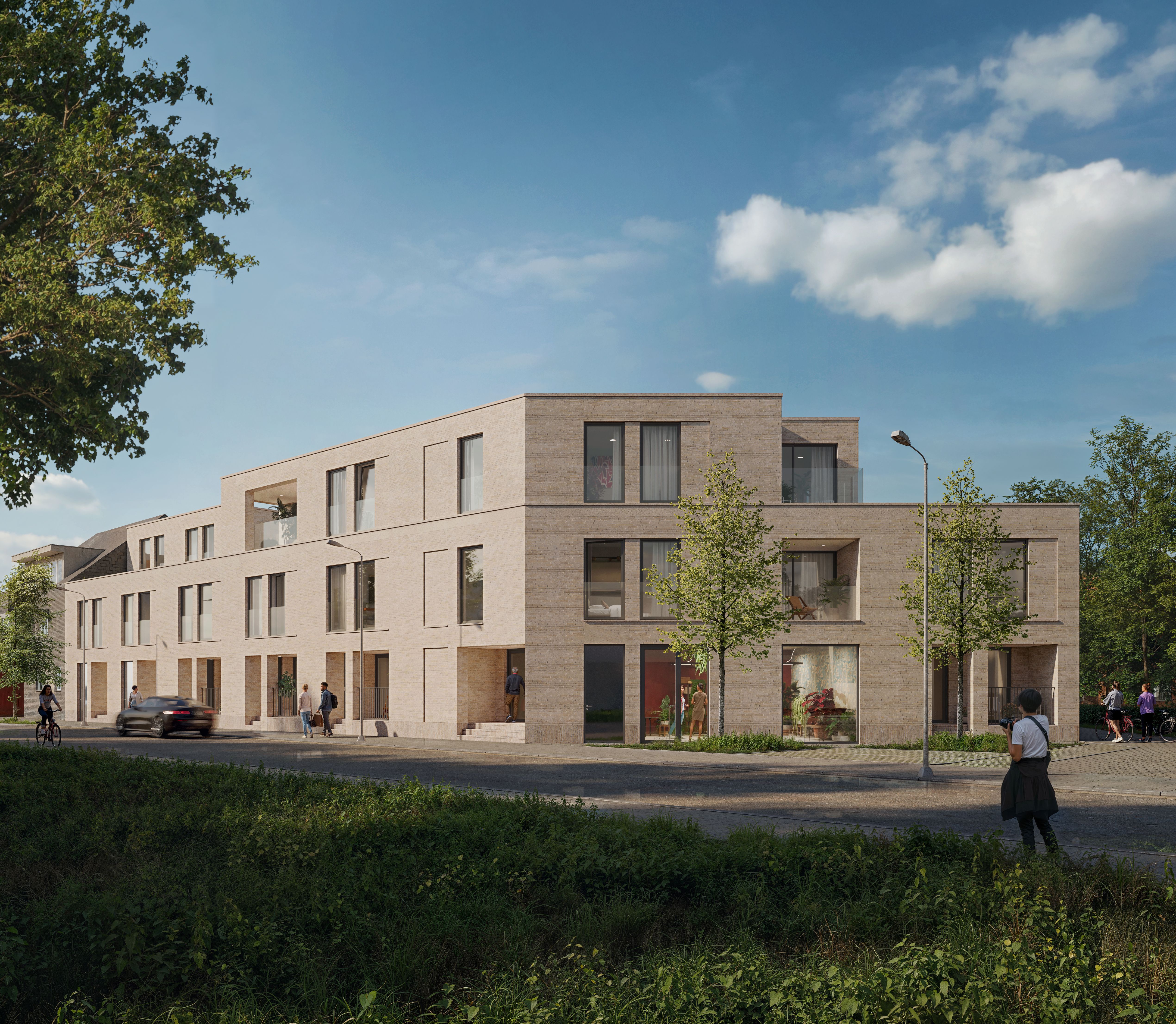 Oostakker (Gent), Pijphoekstraat - 'Amandine' - Fase 1: Lot A2.01 foto {{pictureIndex}}