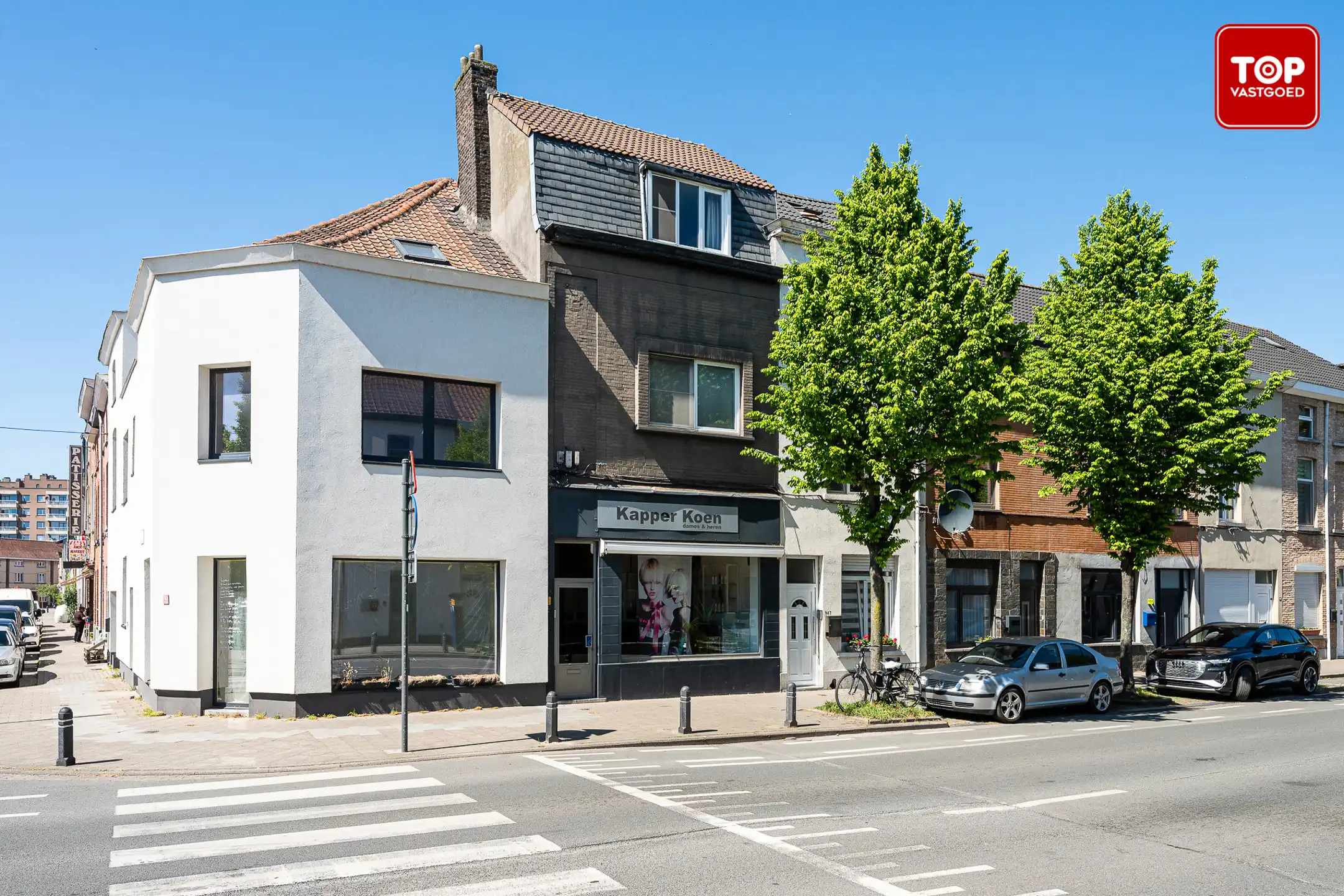 Woning met handelsgelijkvloers op een commercieel interessante ligging.  foto 2