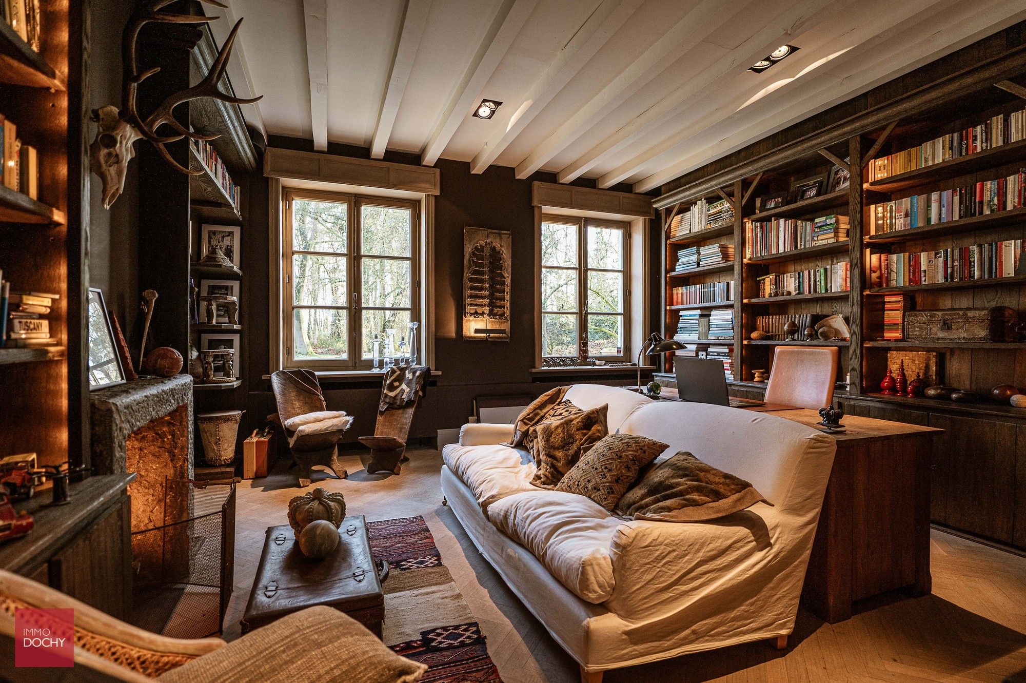 Instapklaar villa-landhuis in landelijke omgeving (arch. Lionel Jadot) foto 12