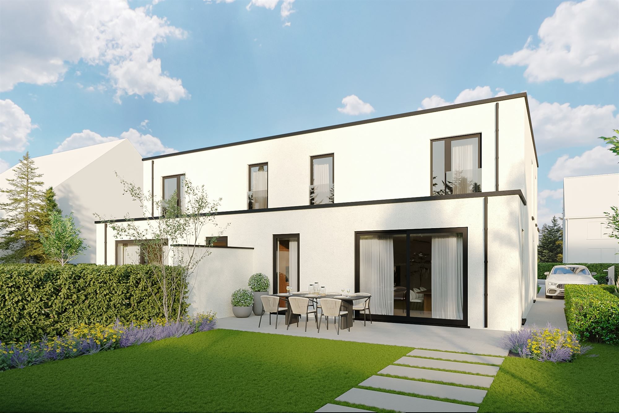 HOOG KWALITATIEVE NIEUWBOUWWONING UITERST RUSTIG GELEGEN TE LEOPOLDSBURG foto 2