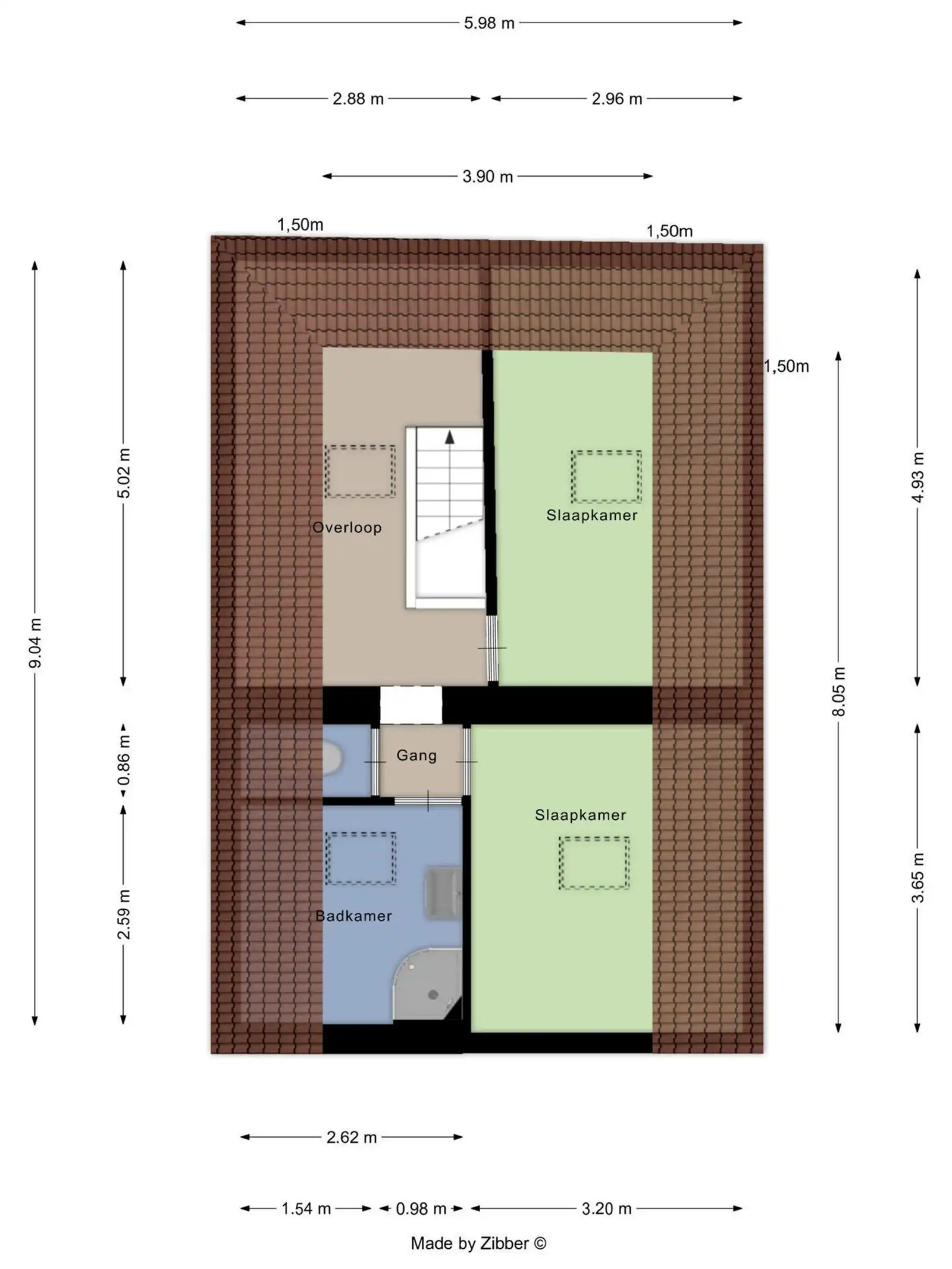 Woning met 5 slaapkamers en terras foto 20