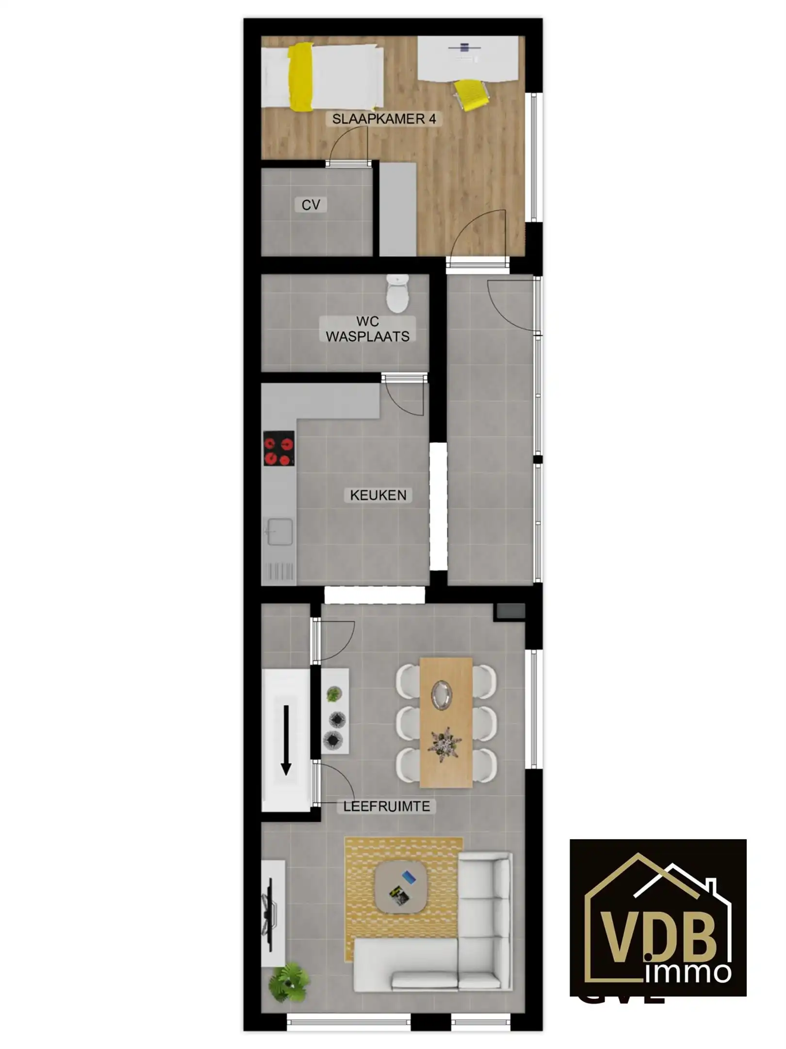 HALF OPEN BEBOUWING MET 4 SLAAPKAMERS EN GROTE GARAGE foto 24