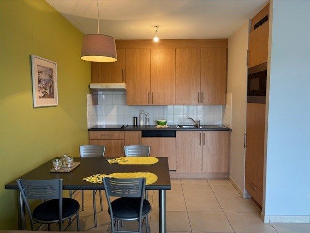 Gemeubelde studio met lateraal zee- en duinenzicht foto 6