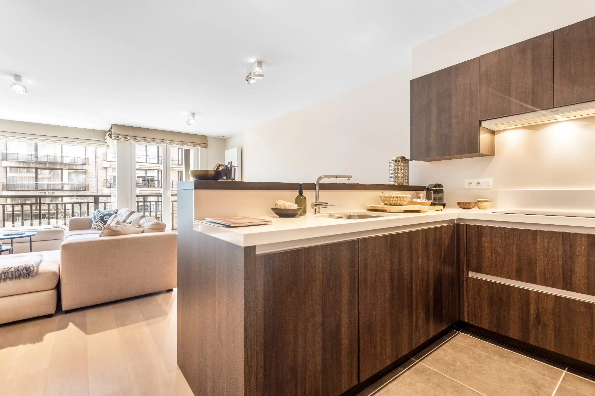 Recent zonnig appartement  met 2 slaapkamers gelegen in het centrum van Knokke.  foto 9