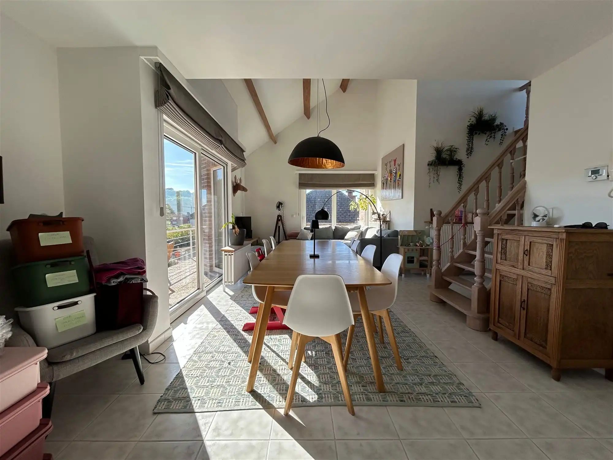 Lichtrijk duplex appartement met een ruim terras in Kessel-Lo foto 2