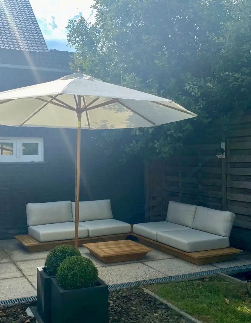Ruim en aangenaam gelijkvloers appartement met kleine tuin achteraan  foto 12