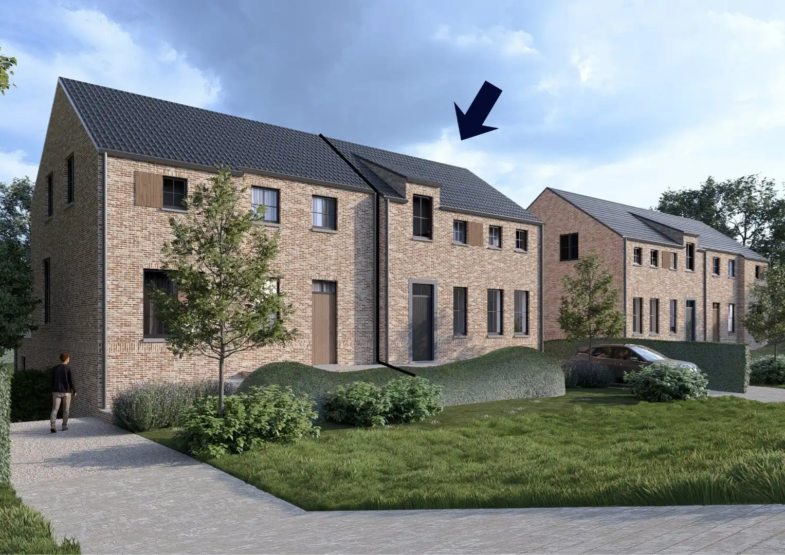 Hoogwaardig afgewerkte halfvrijstaande nieuwbouwwoning op een perceel van 8a42ca te As! foto 3