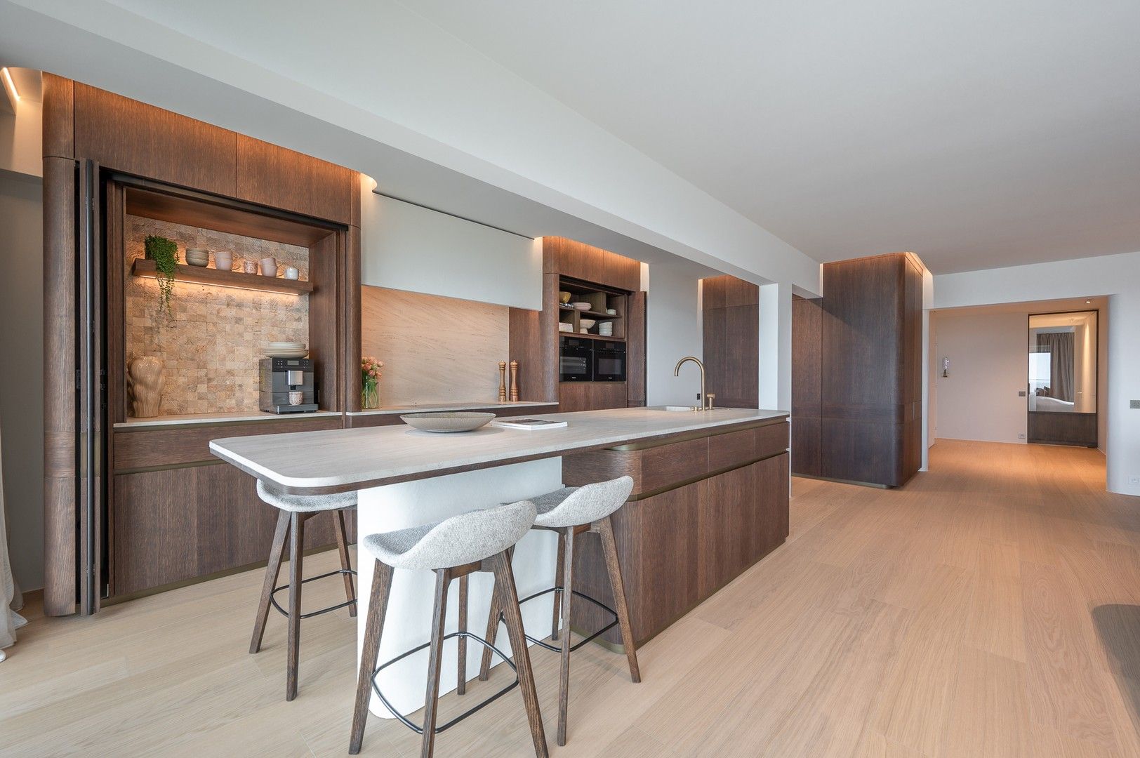 Subliem appartement met een gevelbreedte van 8 meter en frontaal zeezicht in het Zoute. foto 3