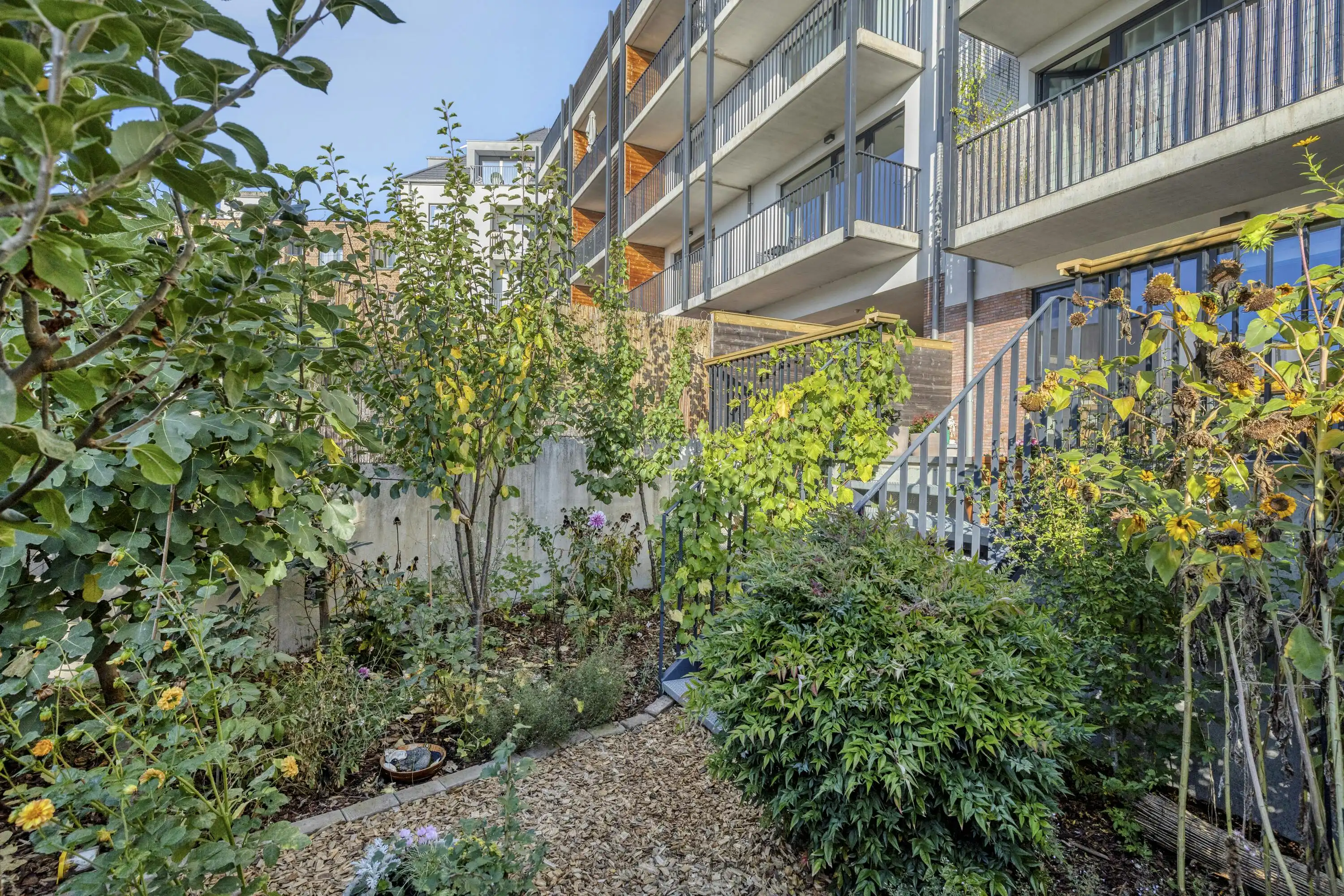 Lichtrijk appartement met één slaapkamer en zonnige stadstuin foto 12